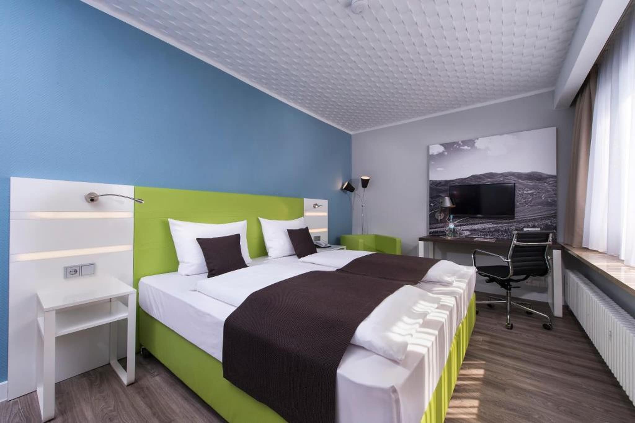 Ibis Styles Offenburg City - Superior Twin Room - Schlafzimmer