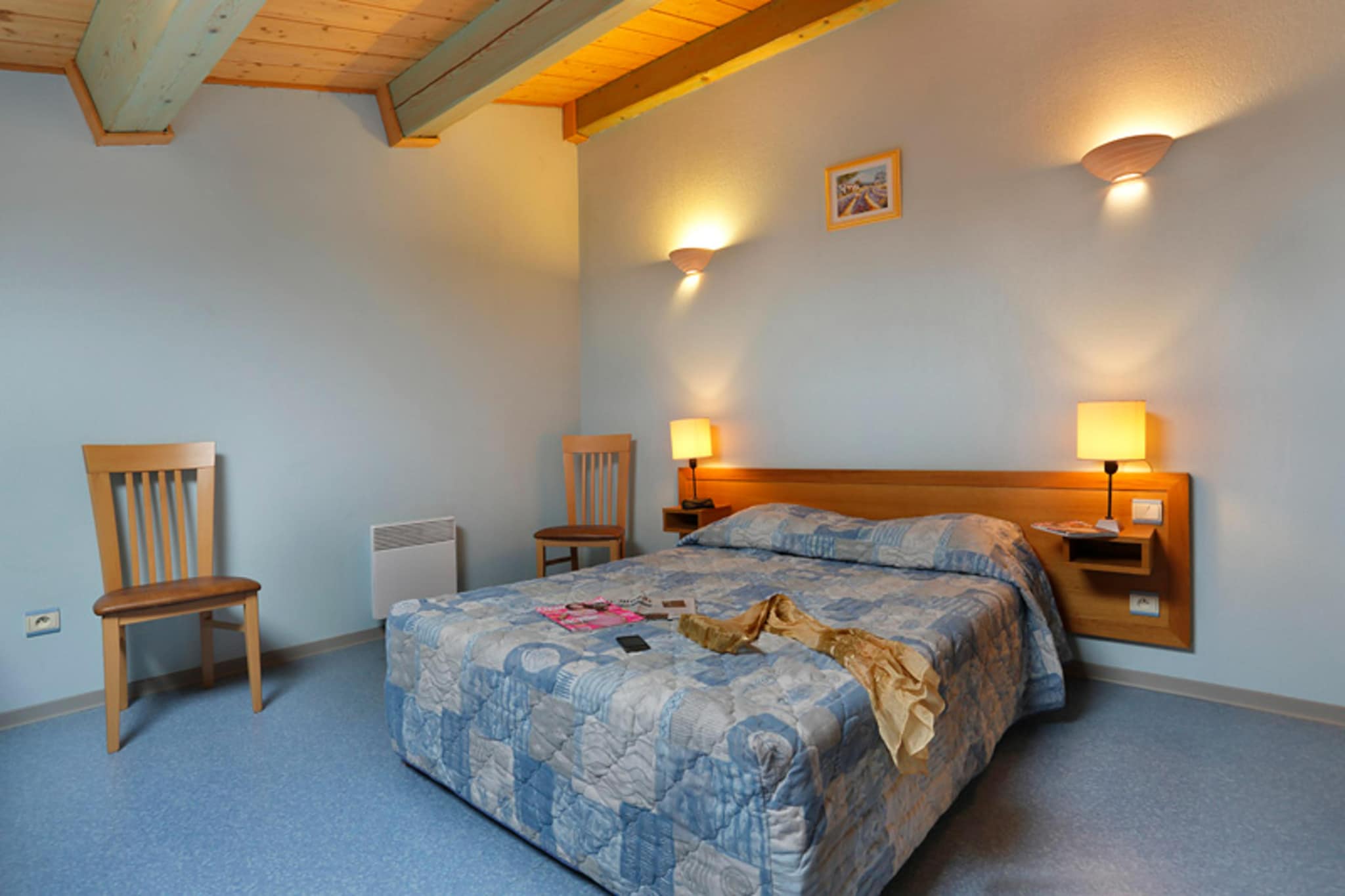 RÃ©sidence VacancÃ©ole Les Bastides de Fayence	Maison 2 piÃ¨ces 4 personnes - Slaapkamer