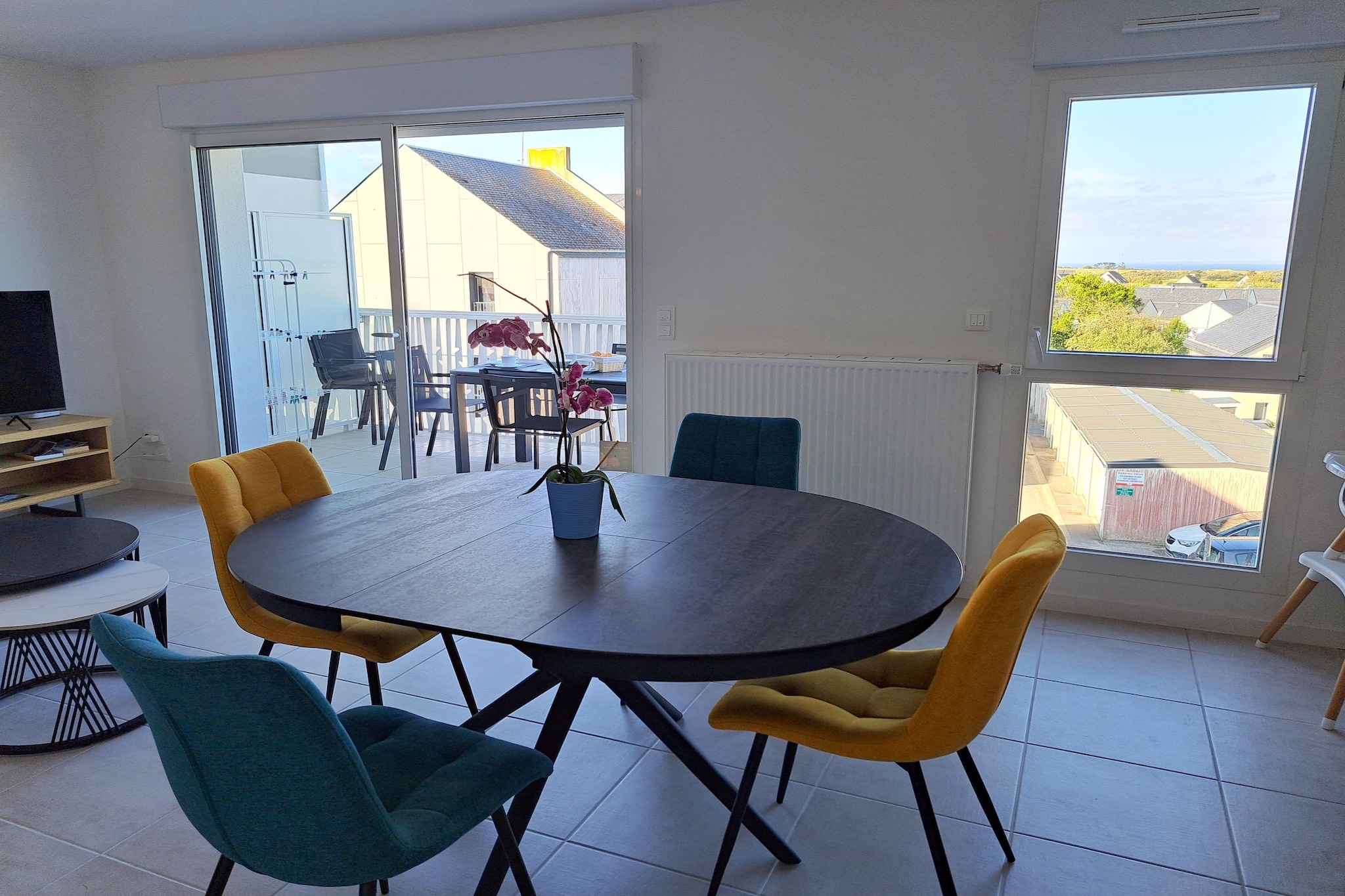 Ferienwohnung in Pouarzel - Eetkamer