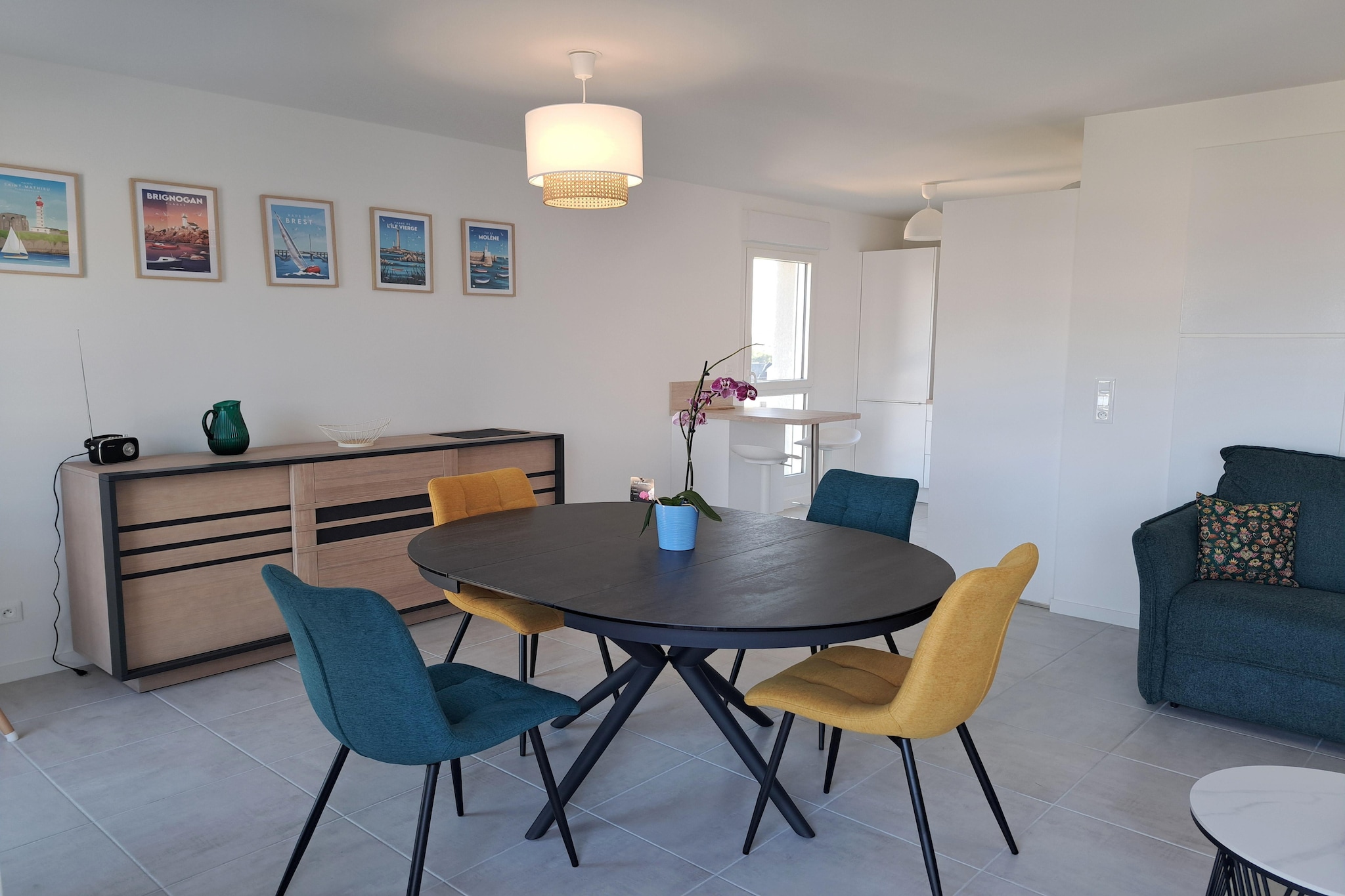 Ferienwohnung in Pouarzel - Eetkamer