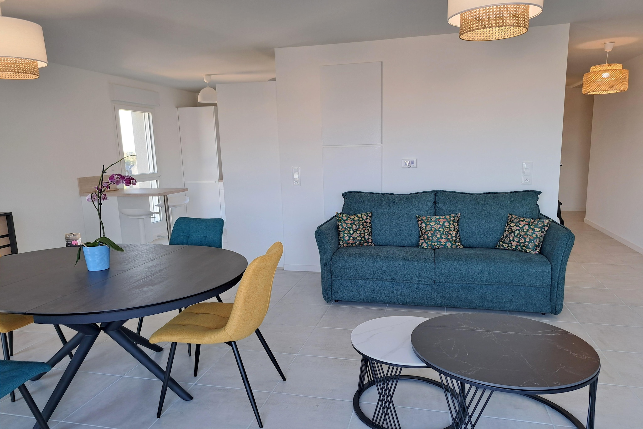 Ferienwohnung in Pouarzel - Woonkamer