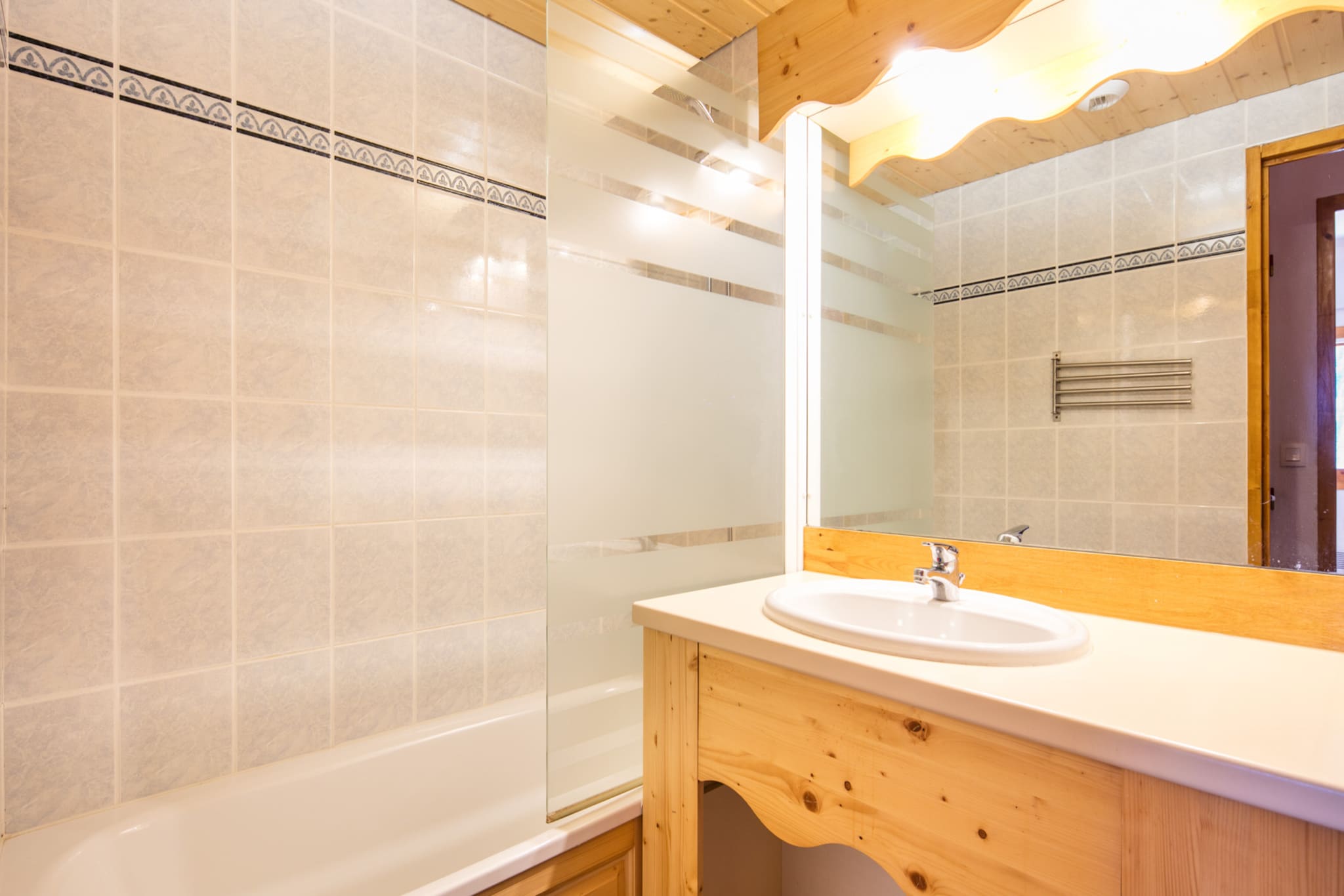 RÃ©sidence La Turra - Appartement 2 piÃ¨ces avec coin nuit 6 personnes - Badezimmer