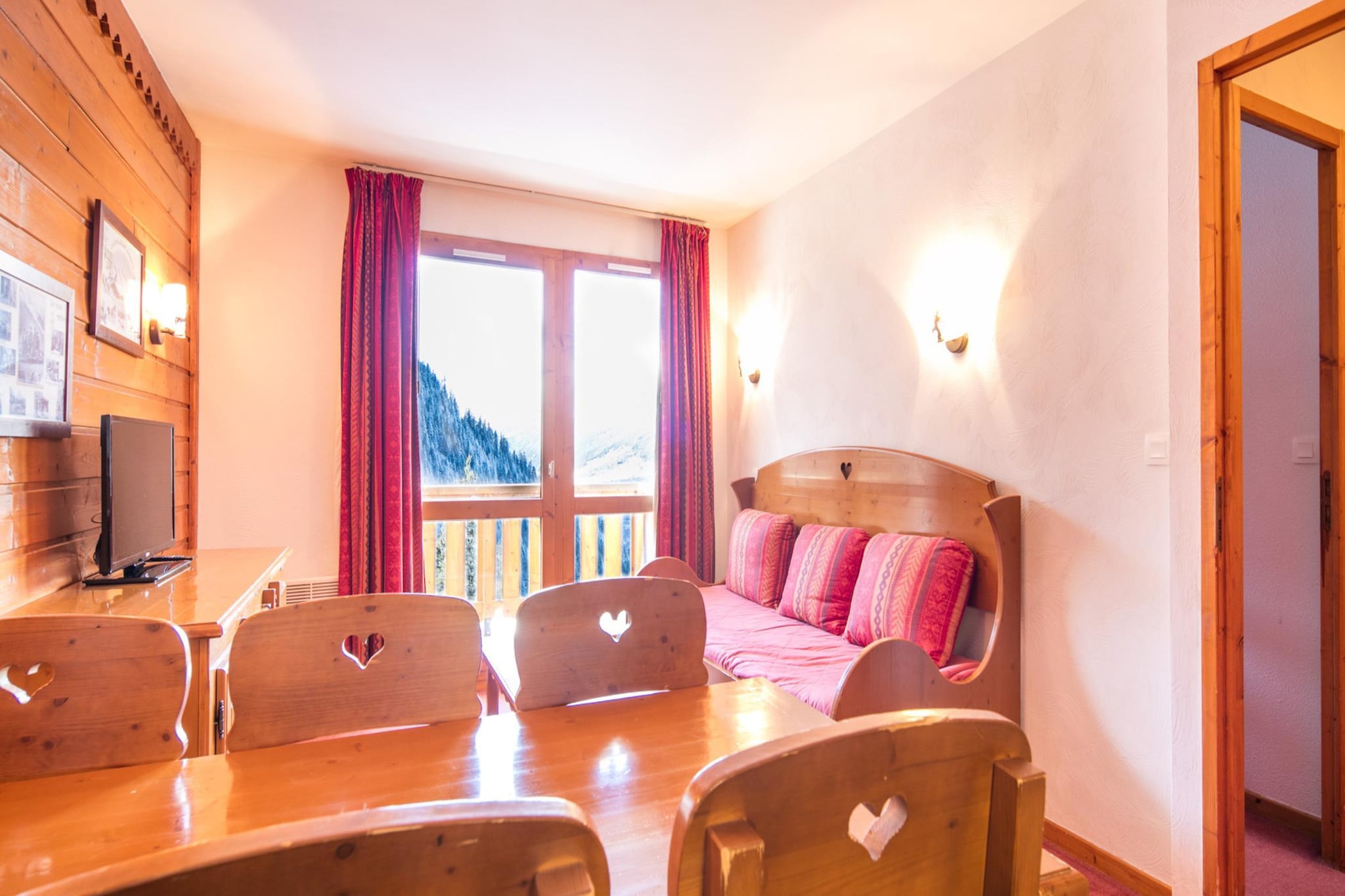 RÃ©sidence La Turra - Appartement 2 piÃ¨ces avec coin nuit 6 personnes - Wohnzimmer