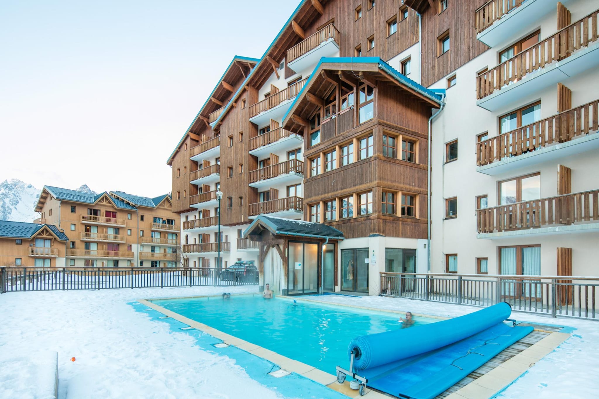 RÃ©sidence La Turra - Appartement 2 piÃ¨ces avec coin nuit 8 personnes - Außenbereich Winter