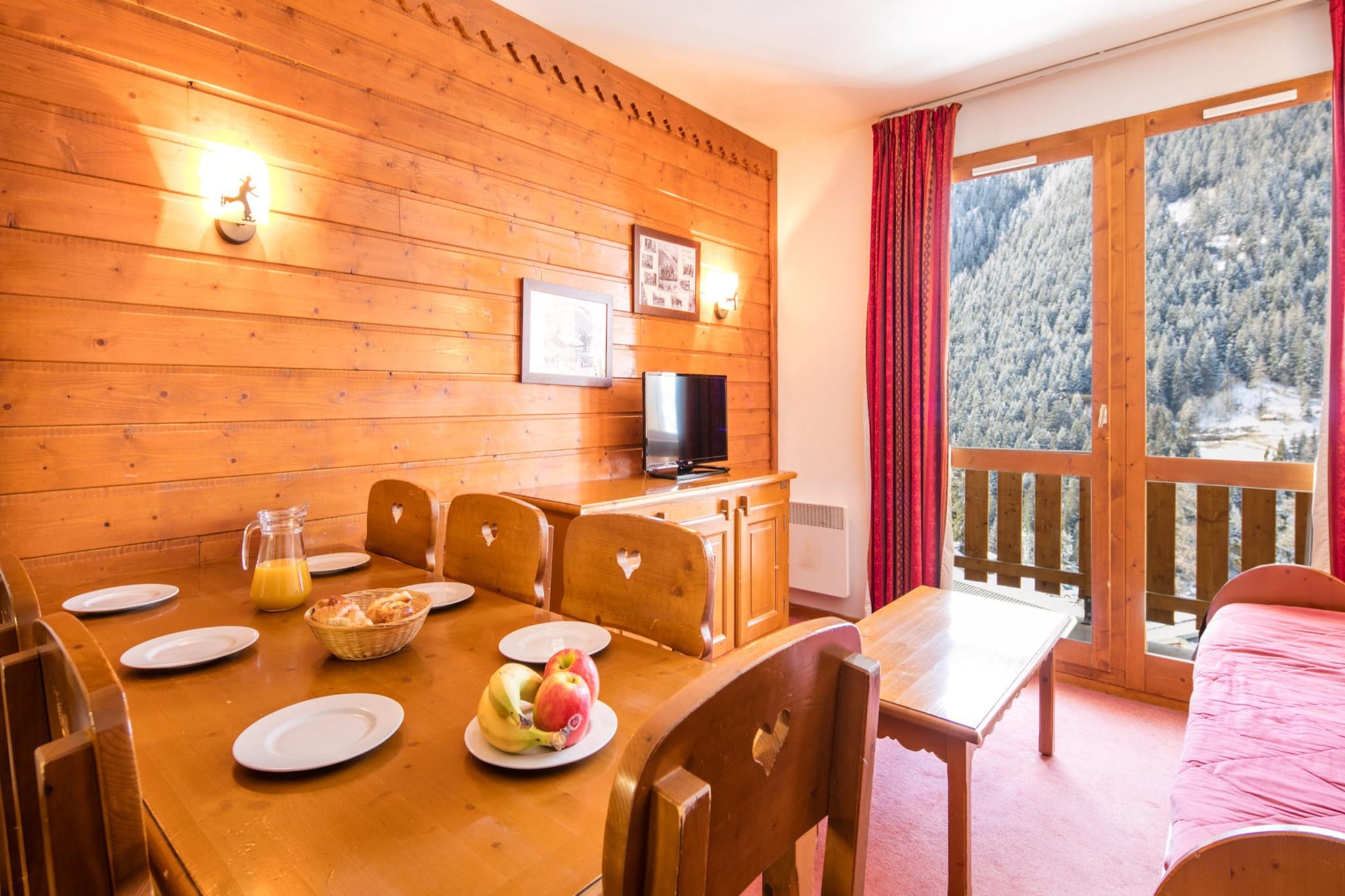 RÃ©sidence La Turra - Appartement 2 piÃ¨ces avec coin nuit 8 personnes - Esszimmer