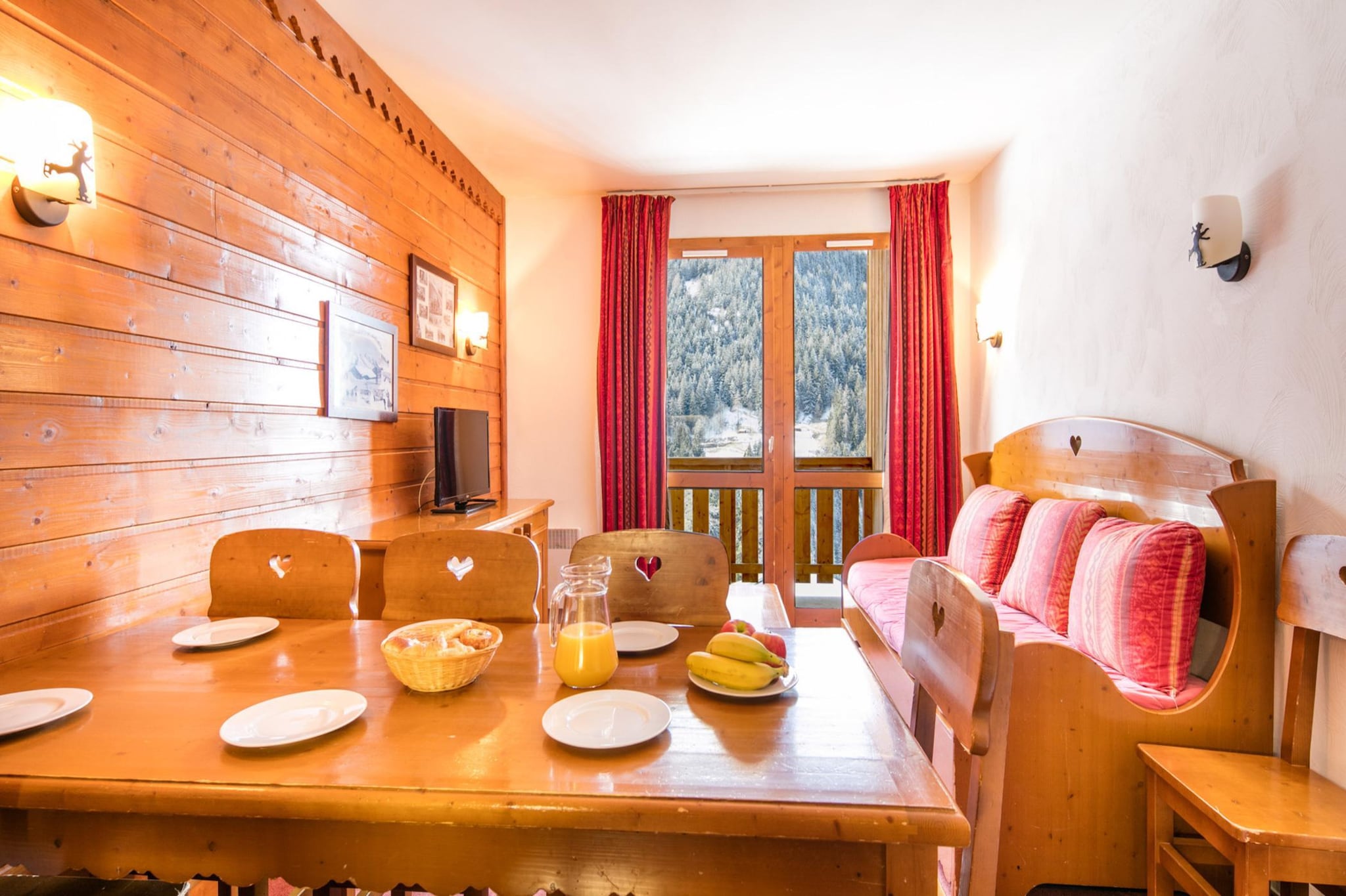 RÃ©sidence La Turra - Appartement 2 piÃ¨ces avec coin nuit 8 personnes - Wohnzimmer