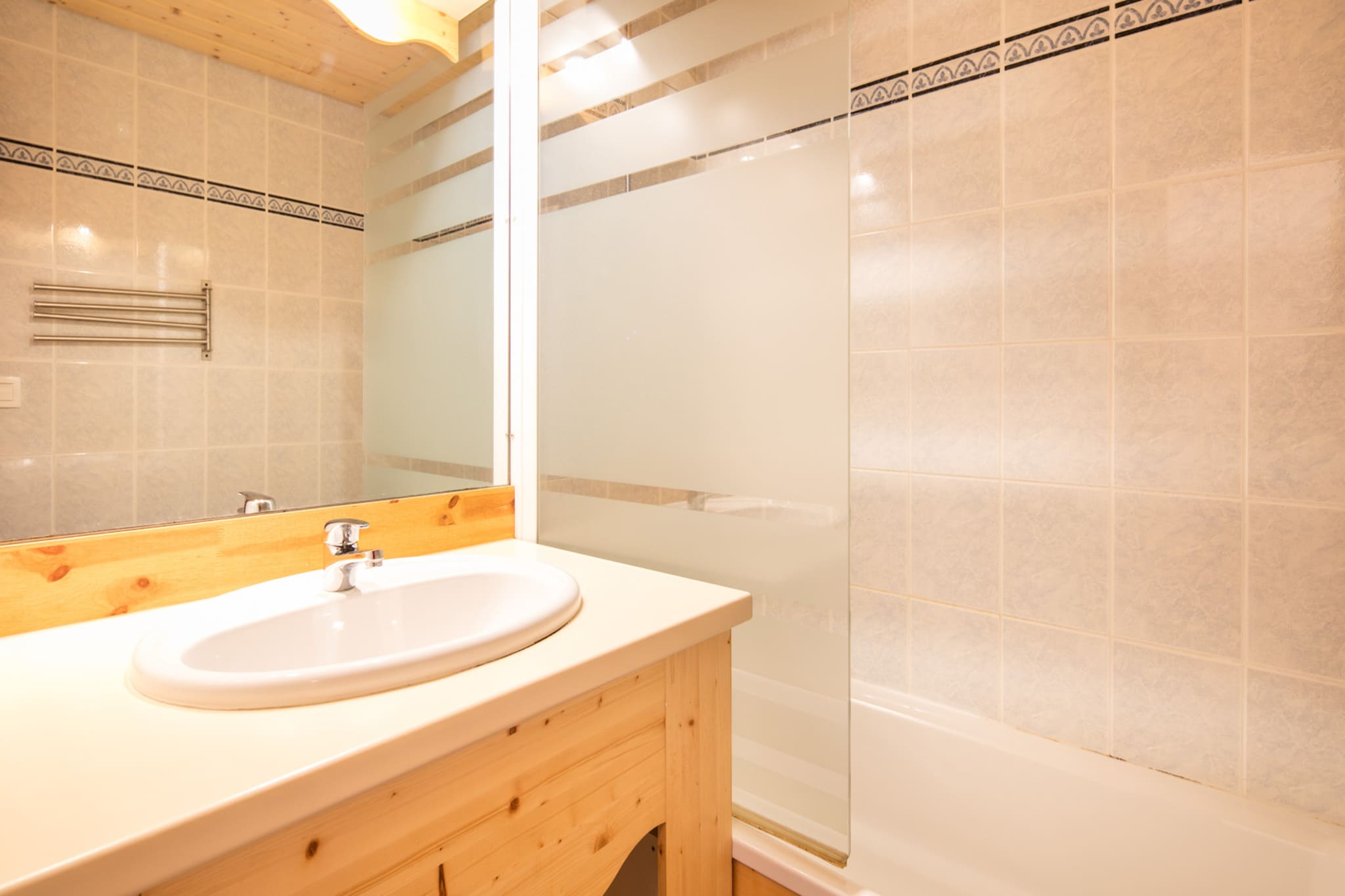 RÃ©sidence La Turra - Appartement 3 piÃ¨ces avec coin nuit 8 personnes - Badezimmer