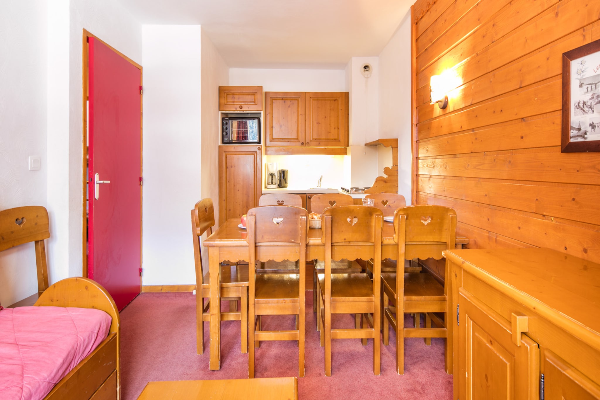 RÃ©sidence La Turra - Appartement 3 piÃ¨ces avec coin nuit 8 personnes - Esszimmer