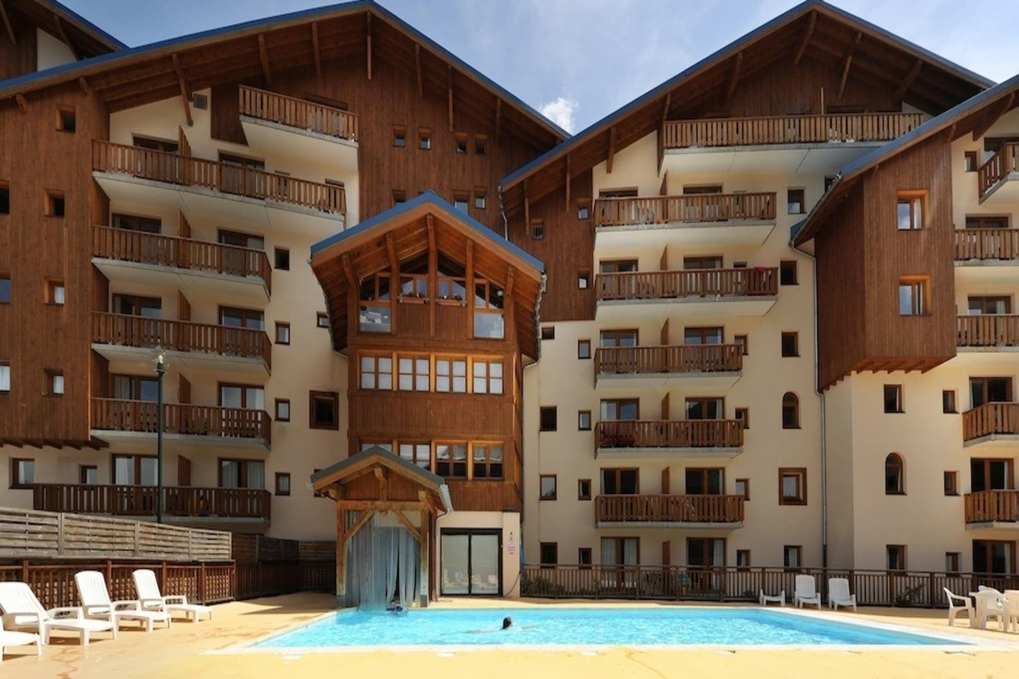 RÃ©sidence La Turra - Appartement 3 piÃ¨ces avec coin nuit 8 personnes - Außenbereich Sommer