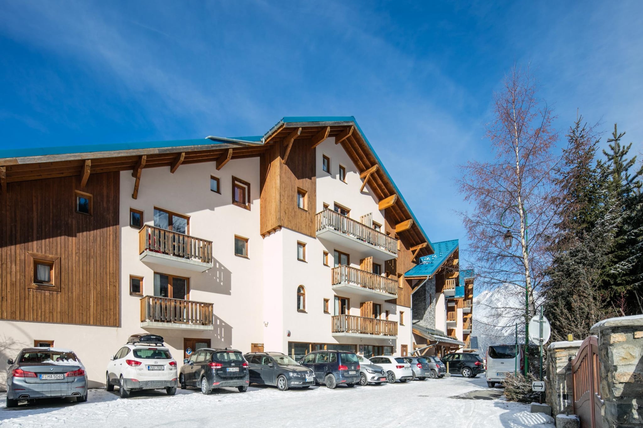RÃ©sidence La Turra - Appartement 3 piÃ¨ces avec coin nuit 8 personnes - Außenbereich Winter