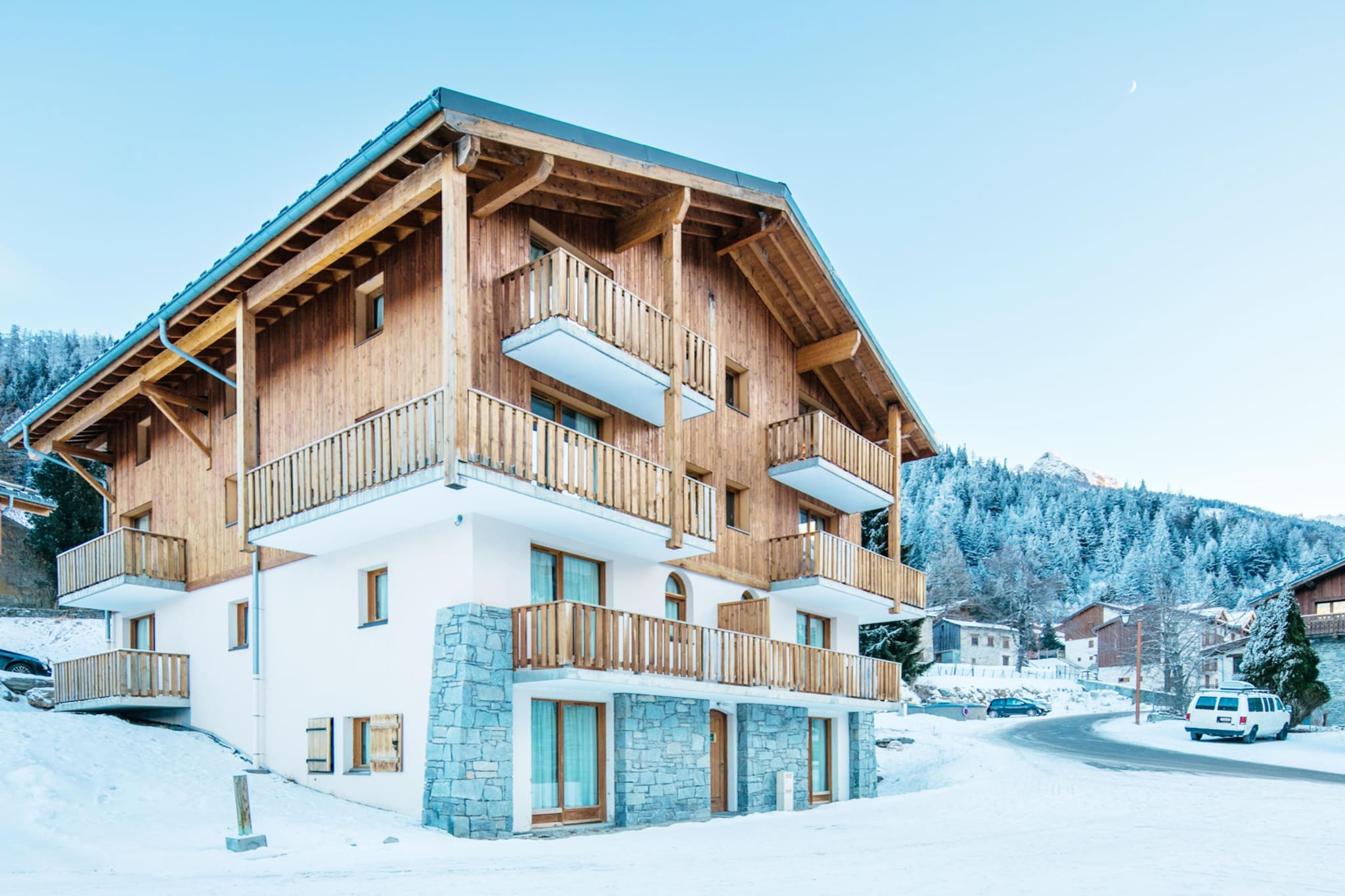Les Chalets de la Ramoure - Appartement 2 piÃ¨ces 4 personnes - Exterieur winter