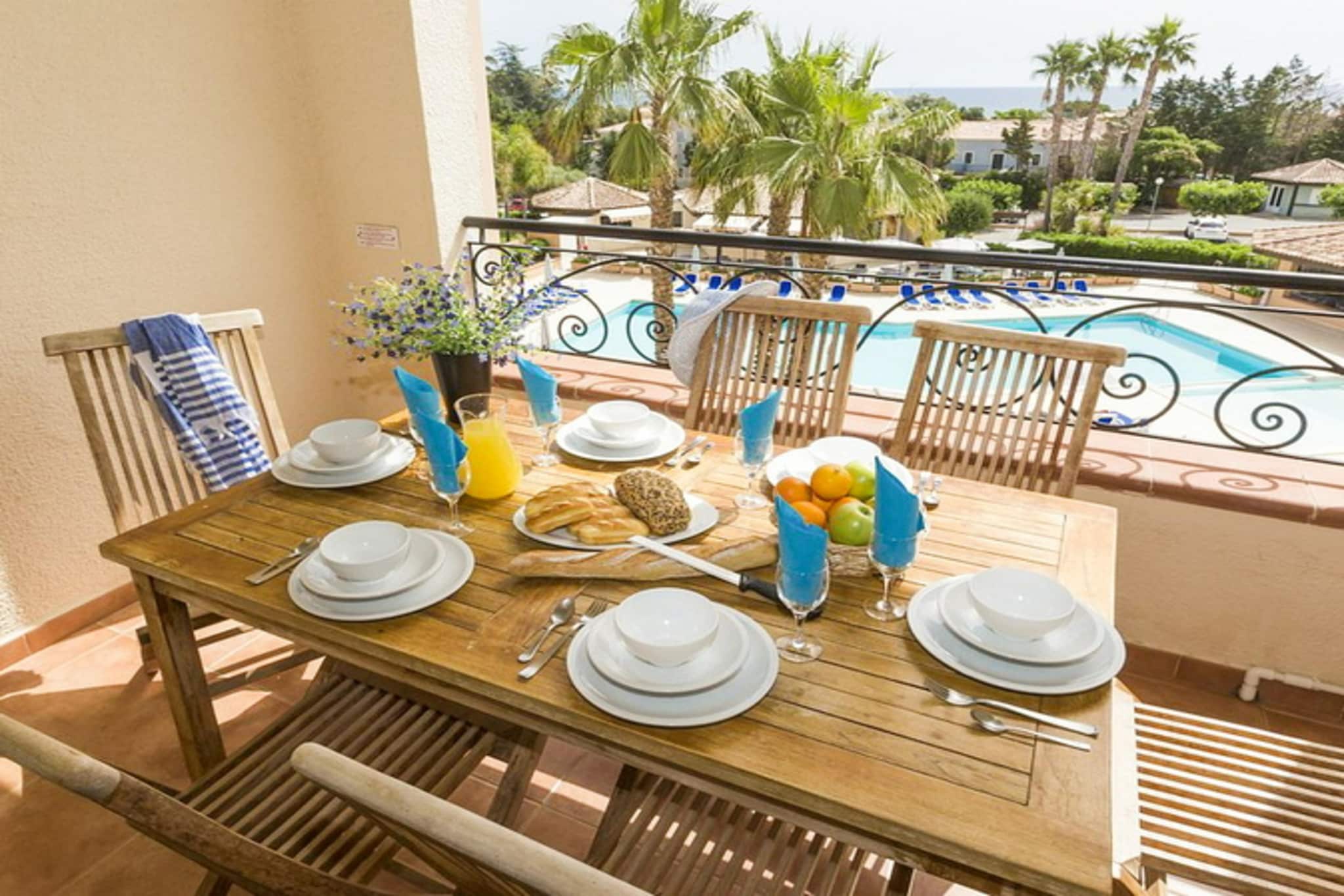 Sognu di Mare-Appartement 2 piÃ¨ces avec coin nuit 6 personnes - Terrasbalkon