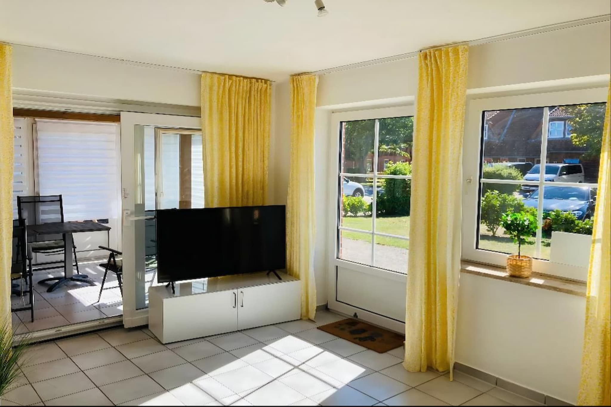 Ferienwohnung Lucky - Woonkamer