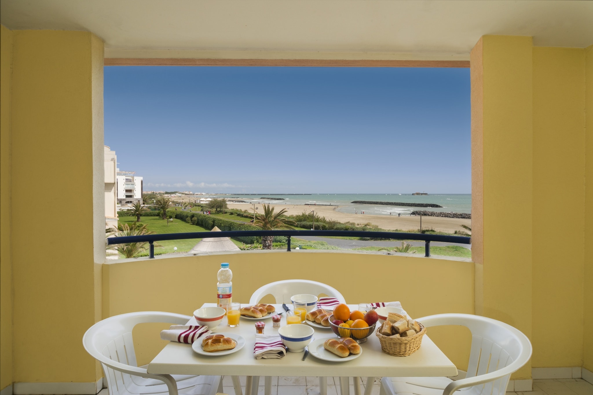 Les Terrasses de Savanna-Appartement 2 piÃ¨ces avec coin nuit 6 personnes - Terrasbalkon
