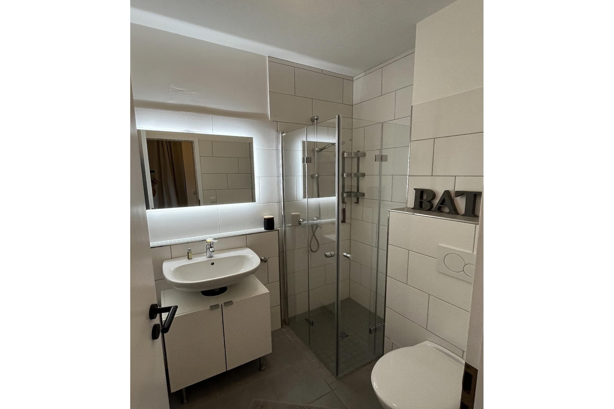 Ferienwohnung L36EG links - Badkamer