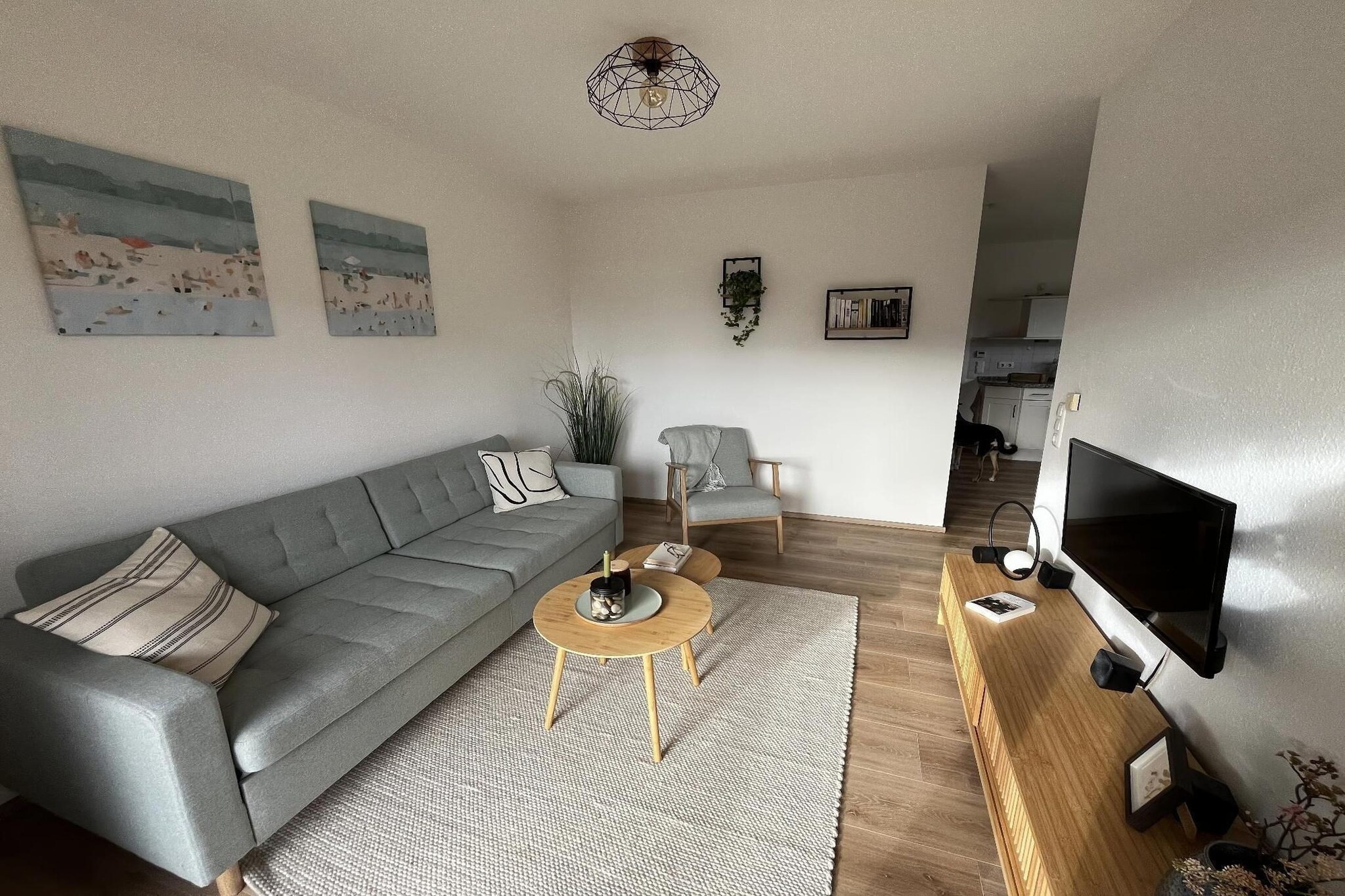 Ferienwohnung L36EG links - Woonkamer