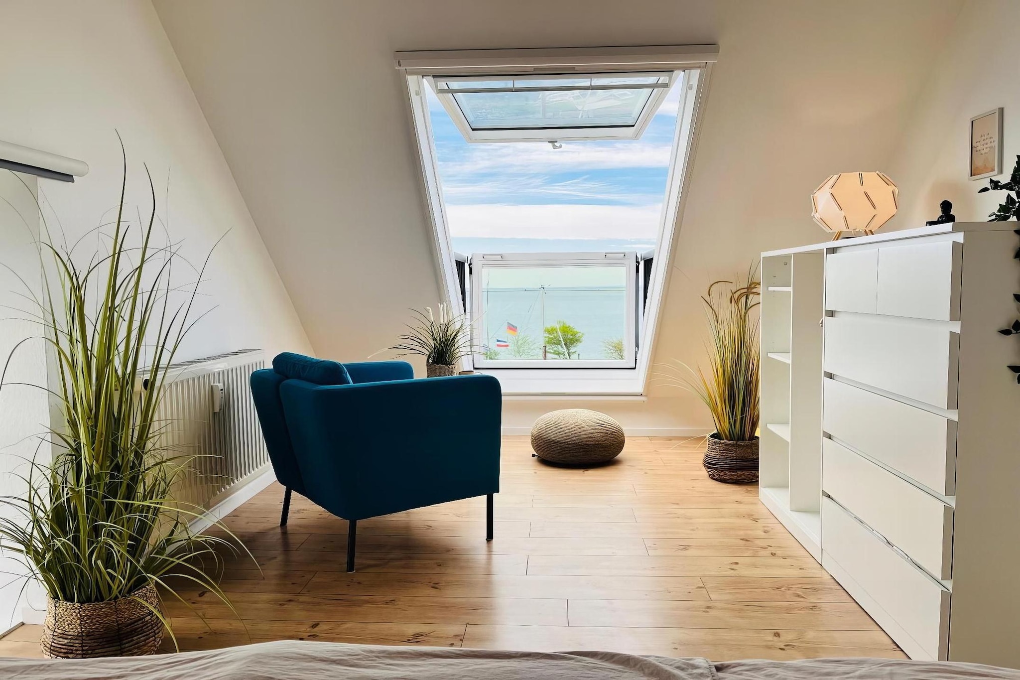 Ferienwohnung meerBlick - Woonkamer