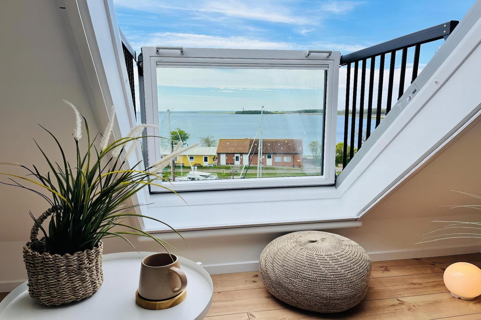 Ferienwohnung meerBlick - Uitzicht zomer
