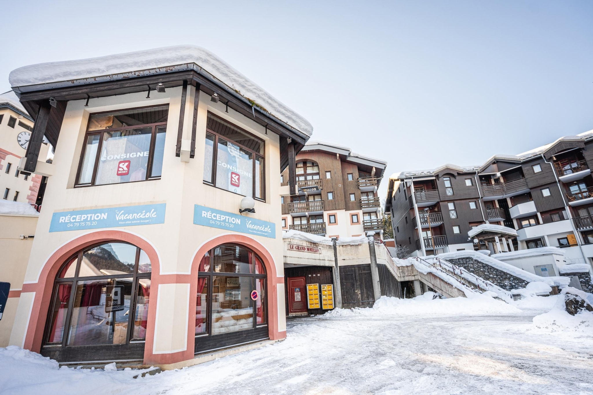 Grand Morillon Studio 4 personnes avec coin nuit - Außenbereich Winter