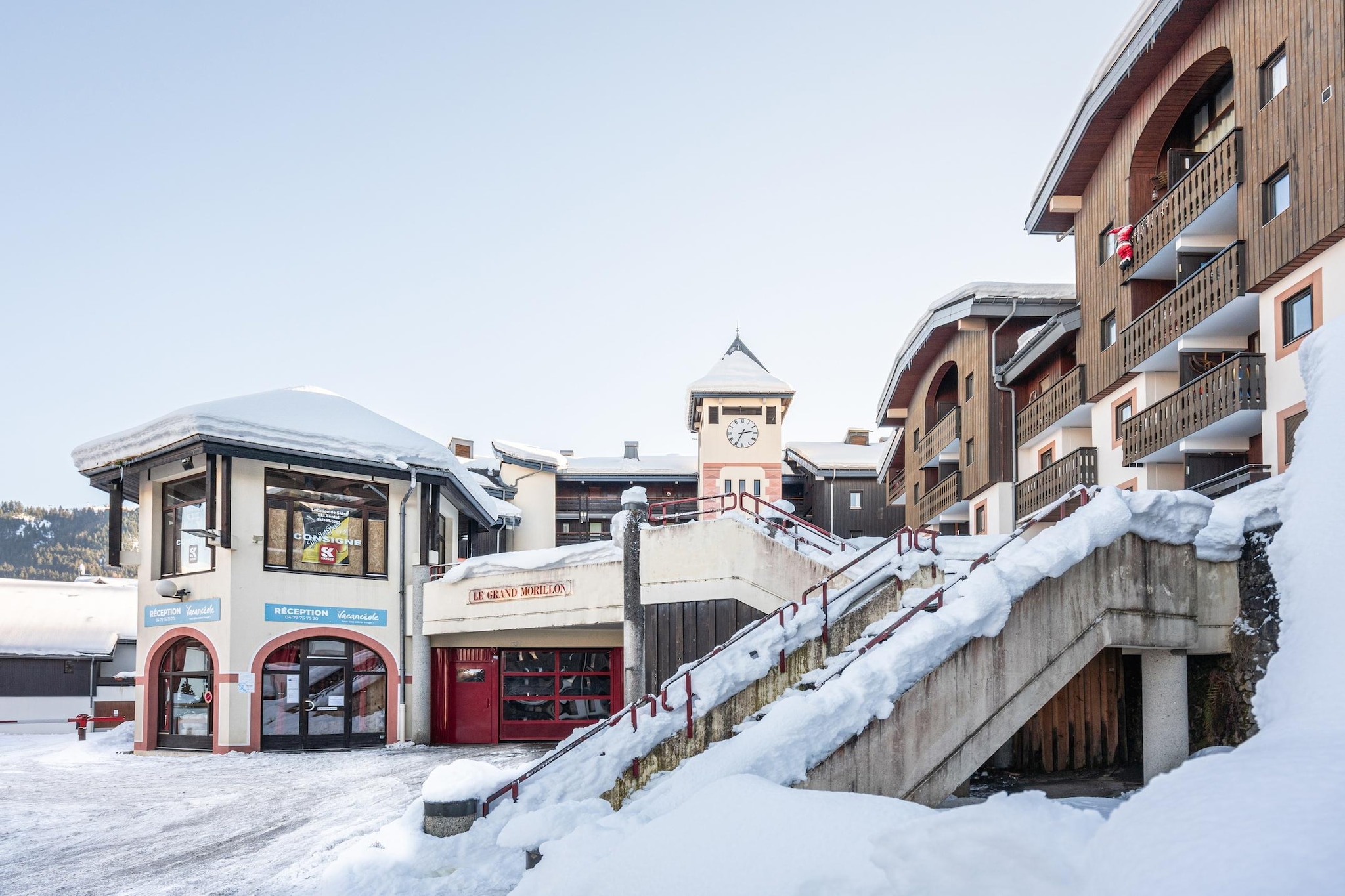 Grand Morillon Studio 4 personnes avec coin nuit - Außenbereich Winter