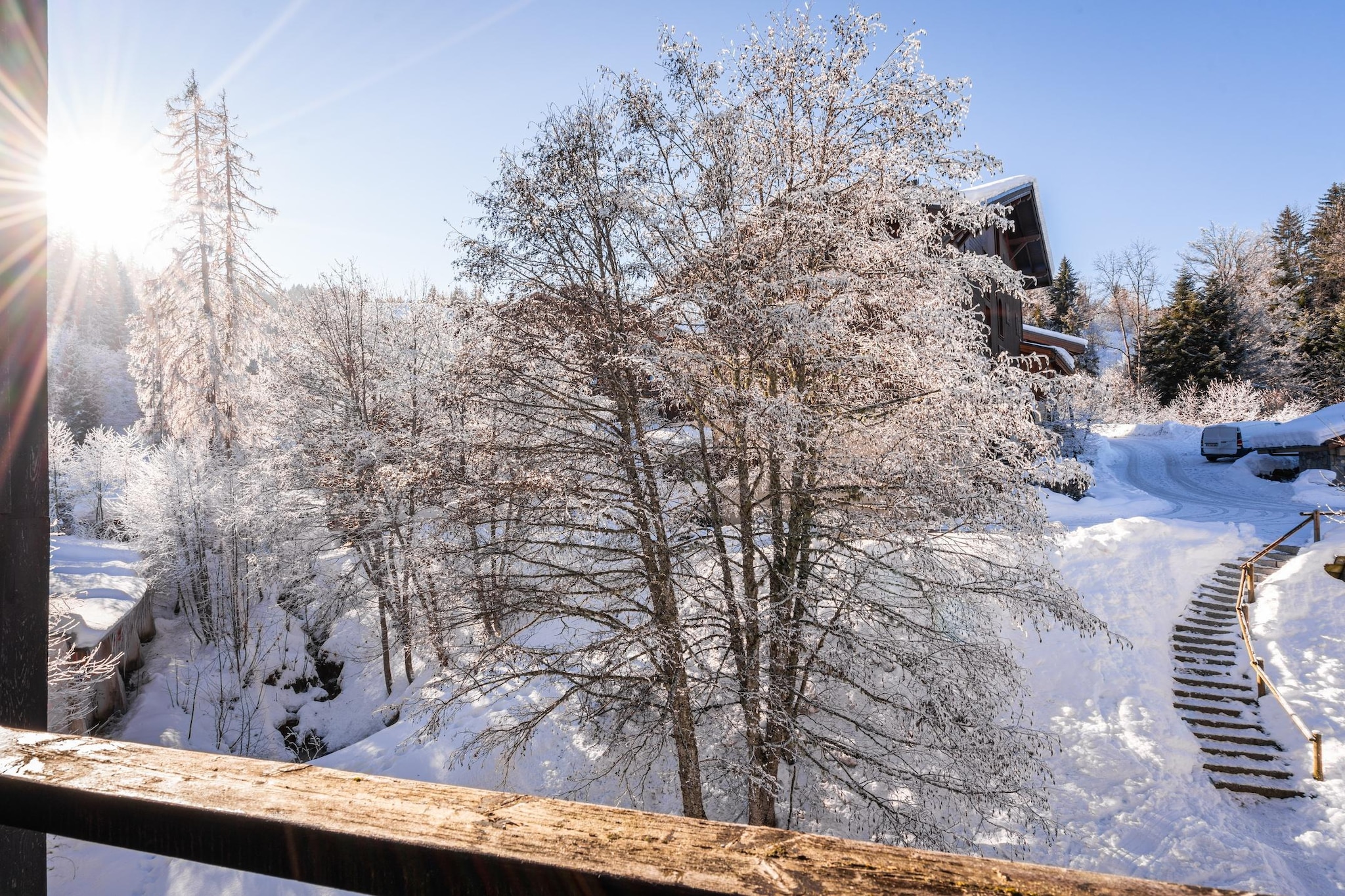Grand Morillon Studio 4 personnes avec coin nuit - Terrasse/Balkon