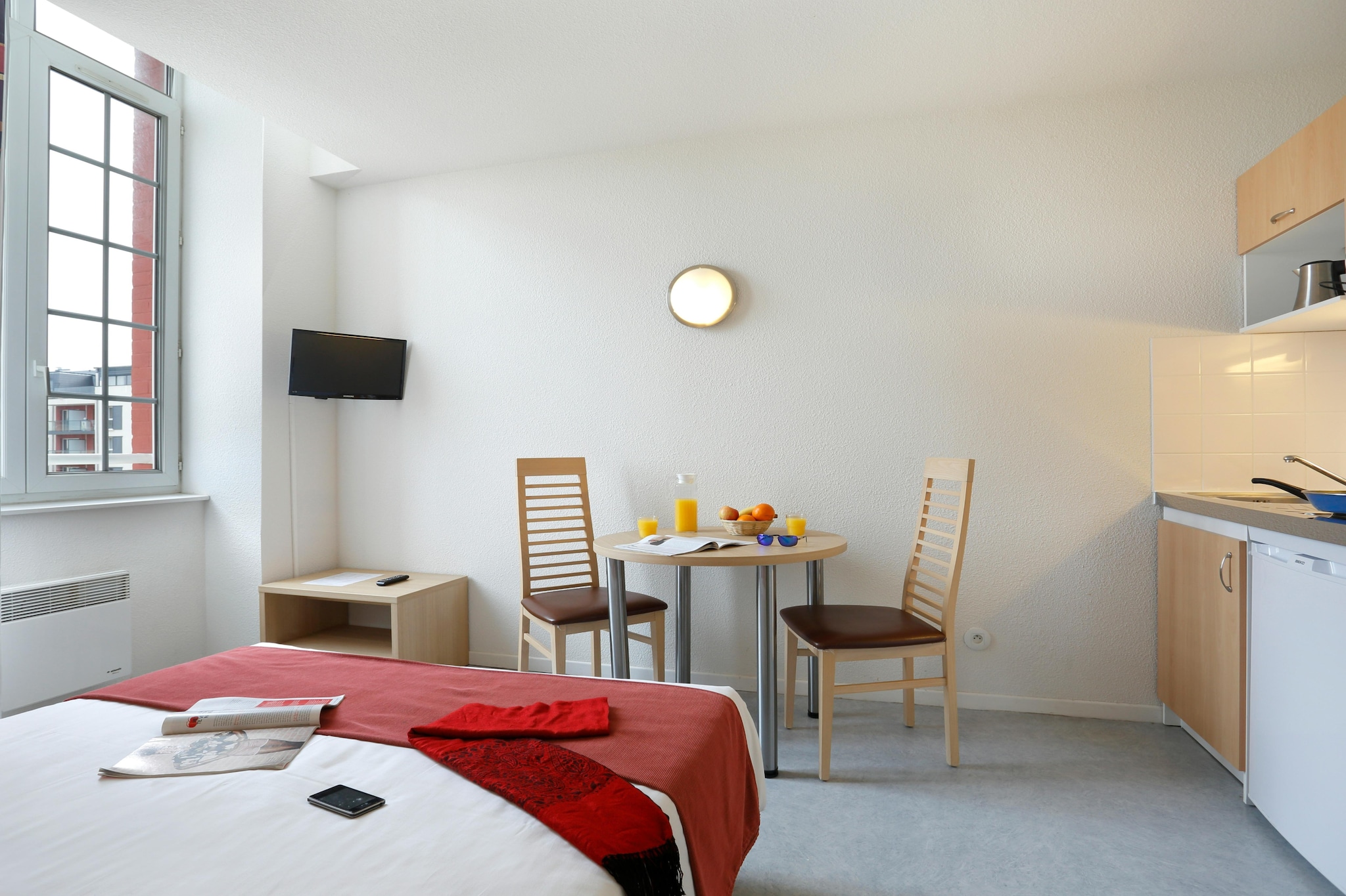 Les Demeures Champenoises-Studio 2 personnes - Schlafzimmer