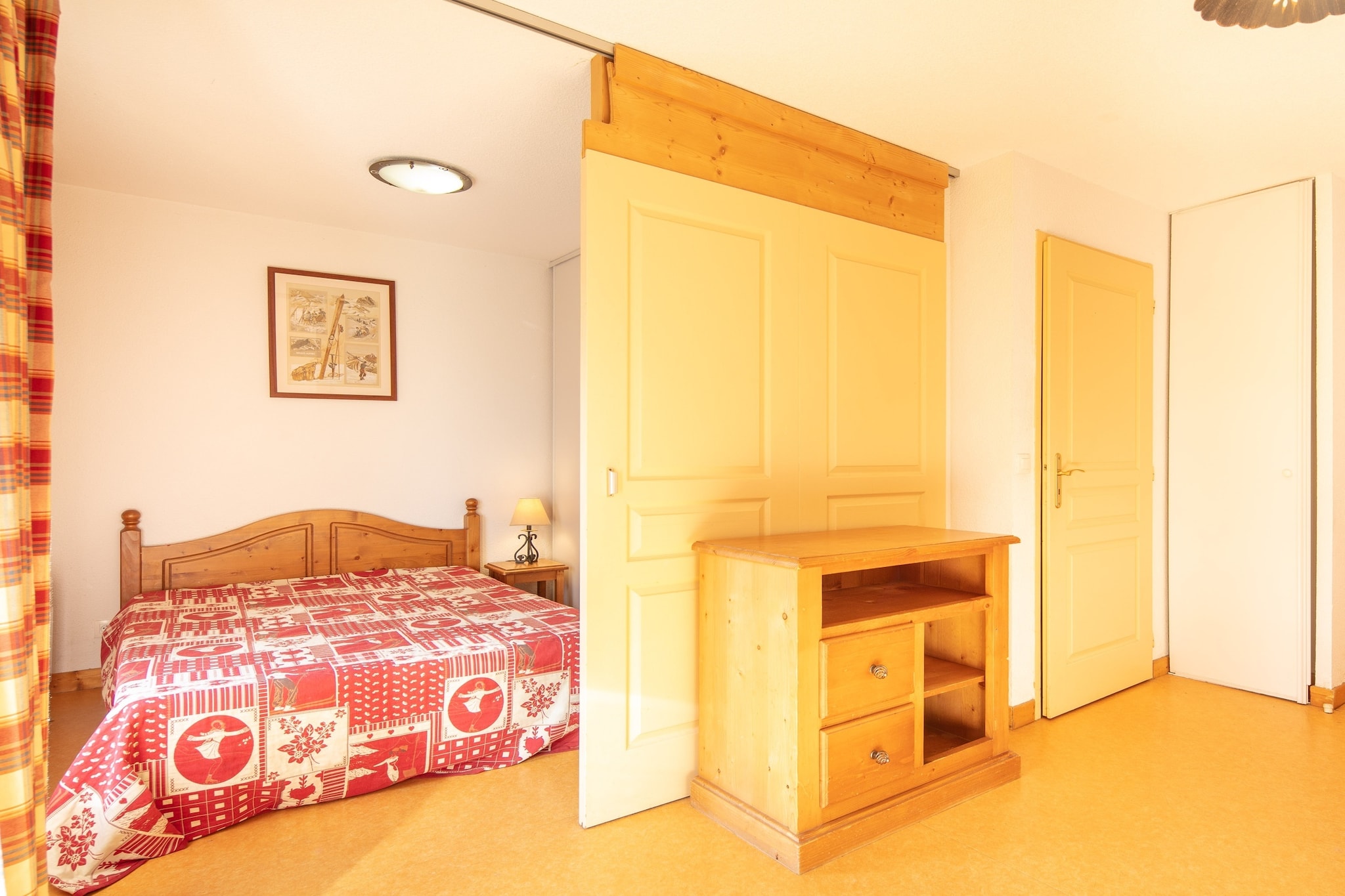 RÃ©sidence Le Hameau de l'Alpage	Studio 4 personnes avec coin nuit - Schlafzimmer