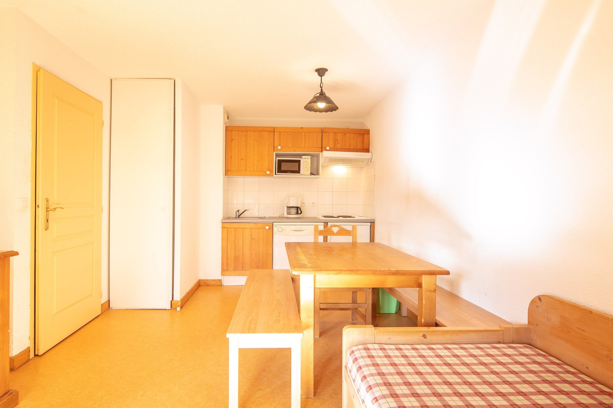 RÃ©sidence Le Hameau de l'Alpage	Studio 4 personnes avec coin nuit - Küche