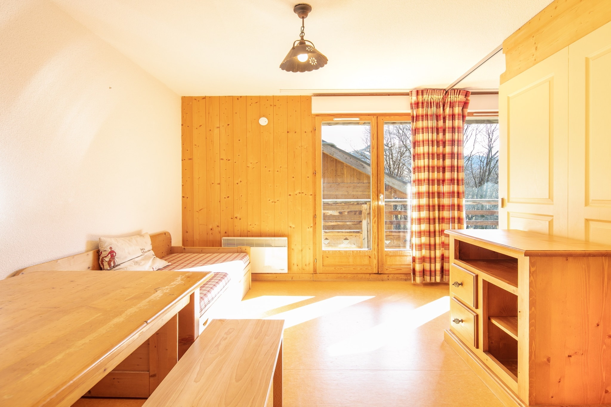 RÃ©sidence Le Hameau de l'Alpage	Studio 4 personnes avec coin nuit - Wohnzimmer