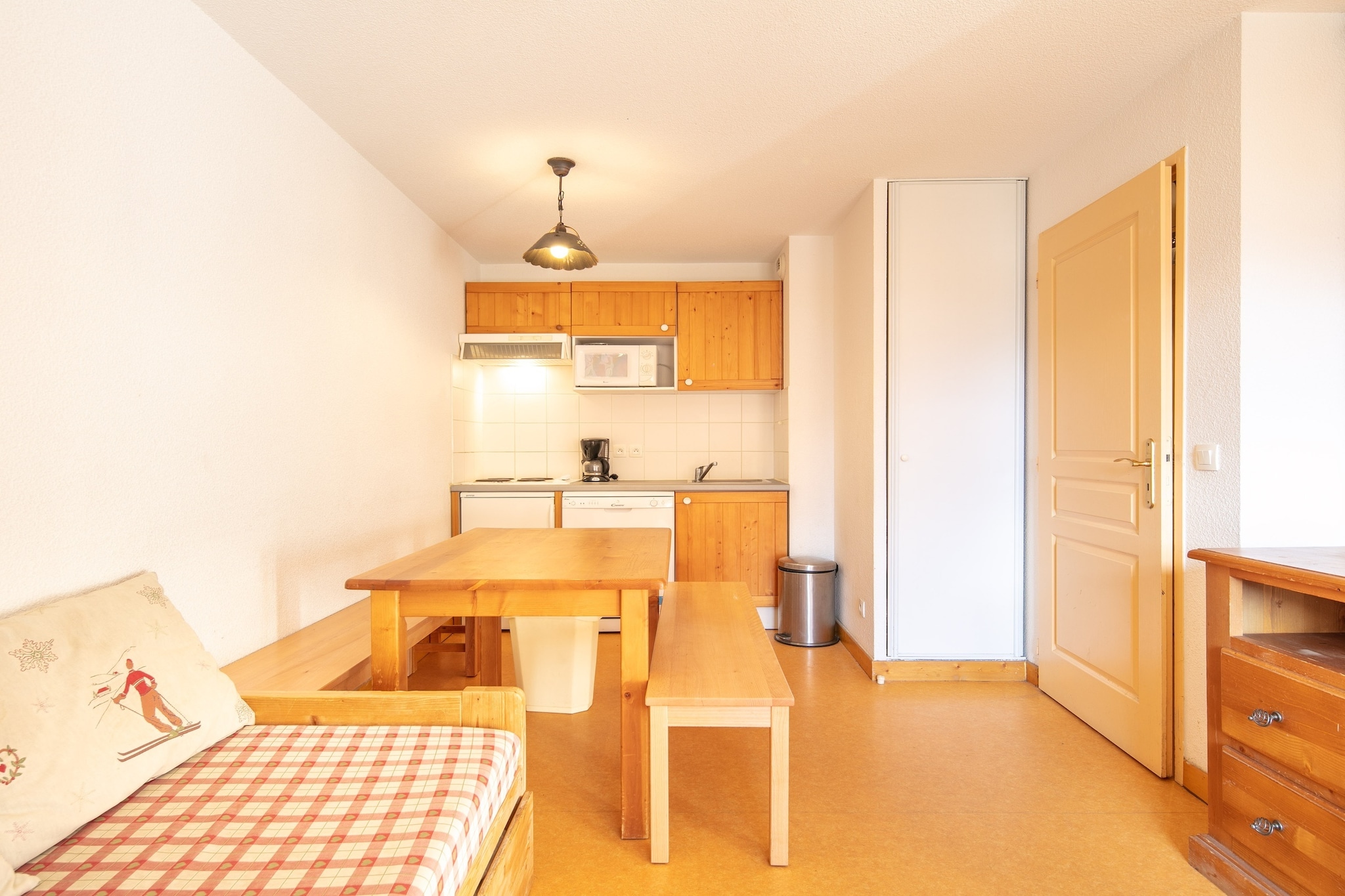 RÃ©sidence Le Hameau de l'Alpage	Studio 4 personnes avec coin nuit - Wohnzimmer