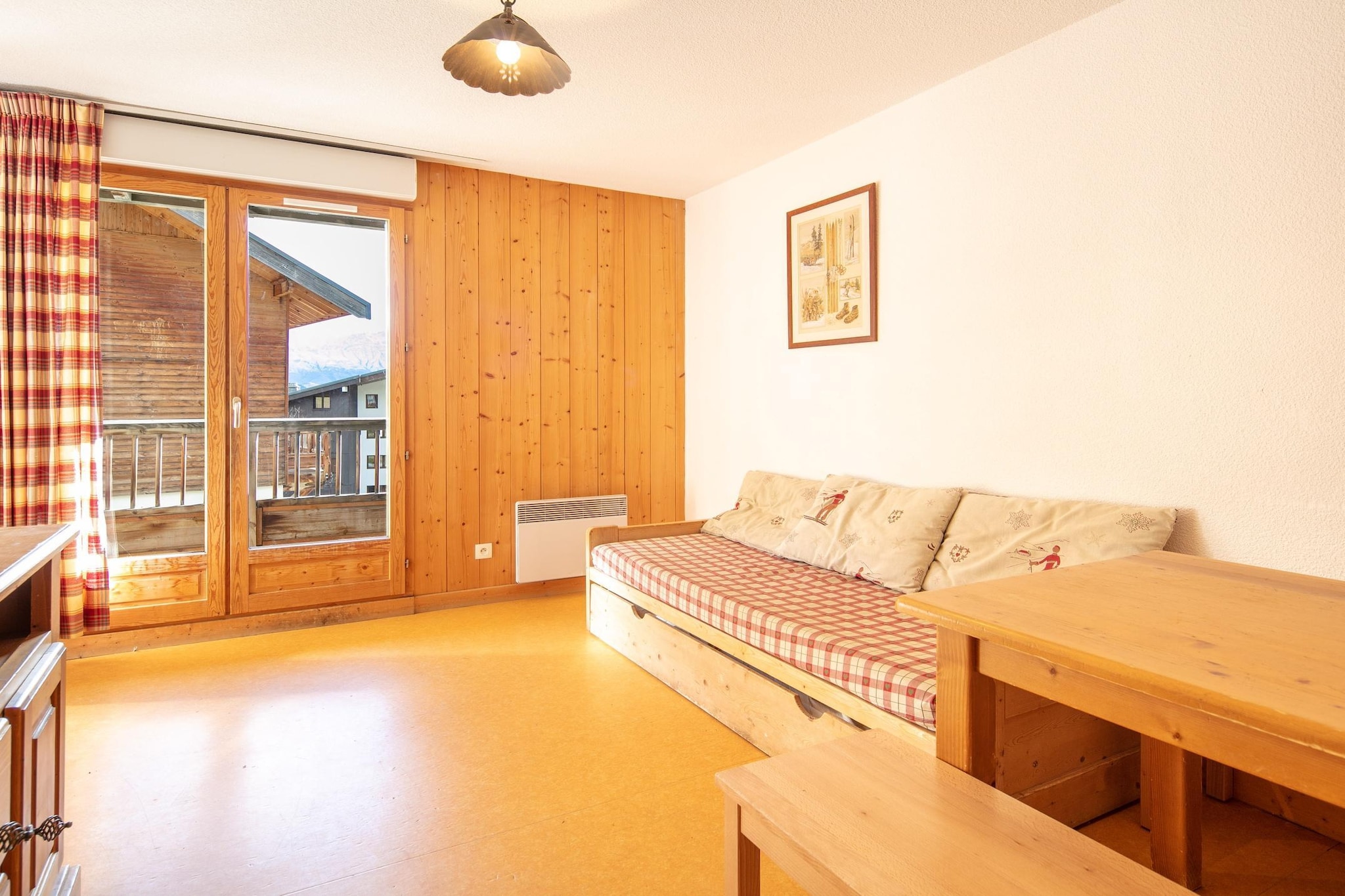 RÃ©sidence Le Hameau de l'Alpage	Studio 4 personnes avec coin nuit - Wohnzimmer