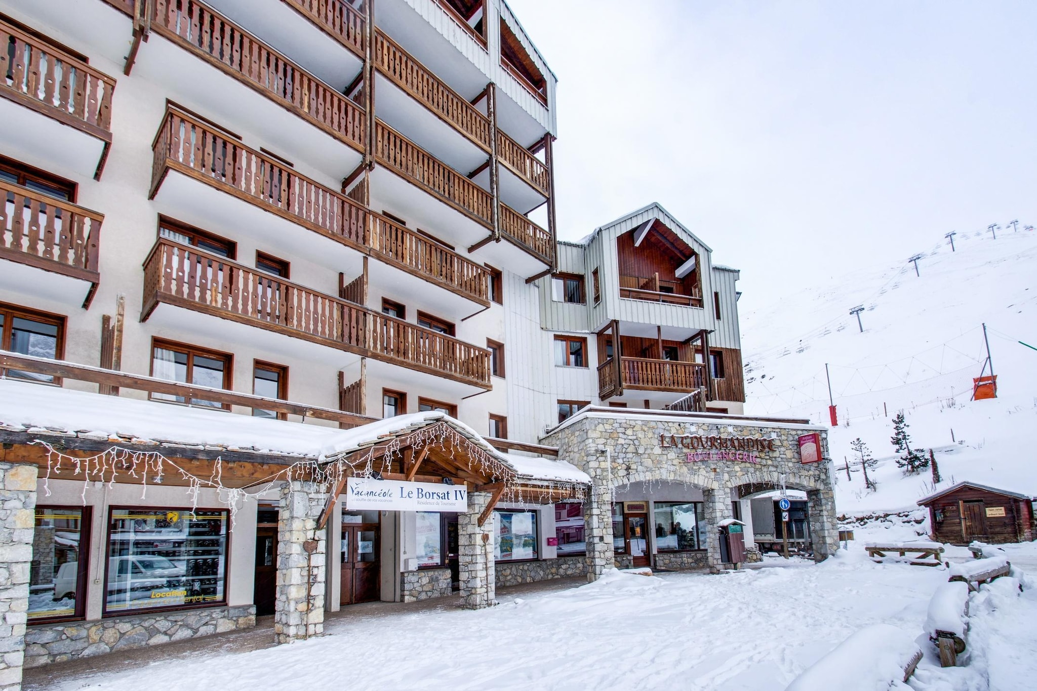 Le Borsat IV-Appartement 2 piÃ¨ces avec coin nuit 6 personnes - Exterieur winter