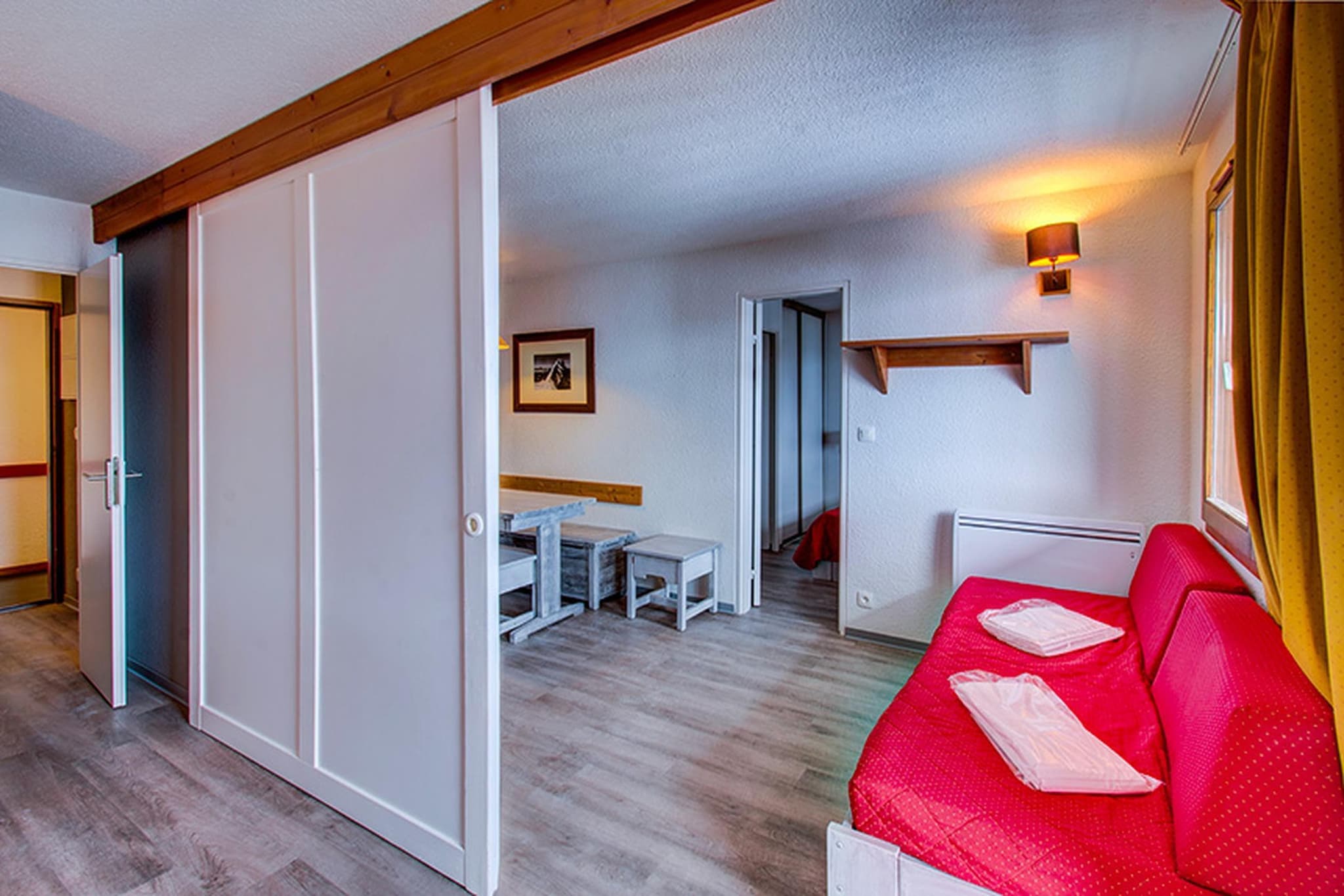 Le Borsat IV-Appartement 2 piÃ¨ces avec coin nuit 6 personnes - Woonkamer