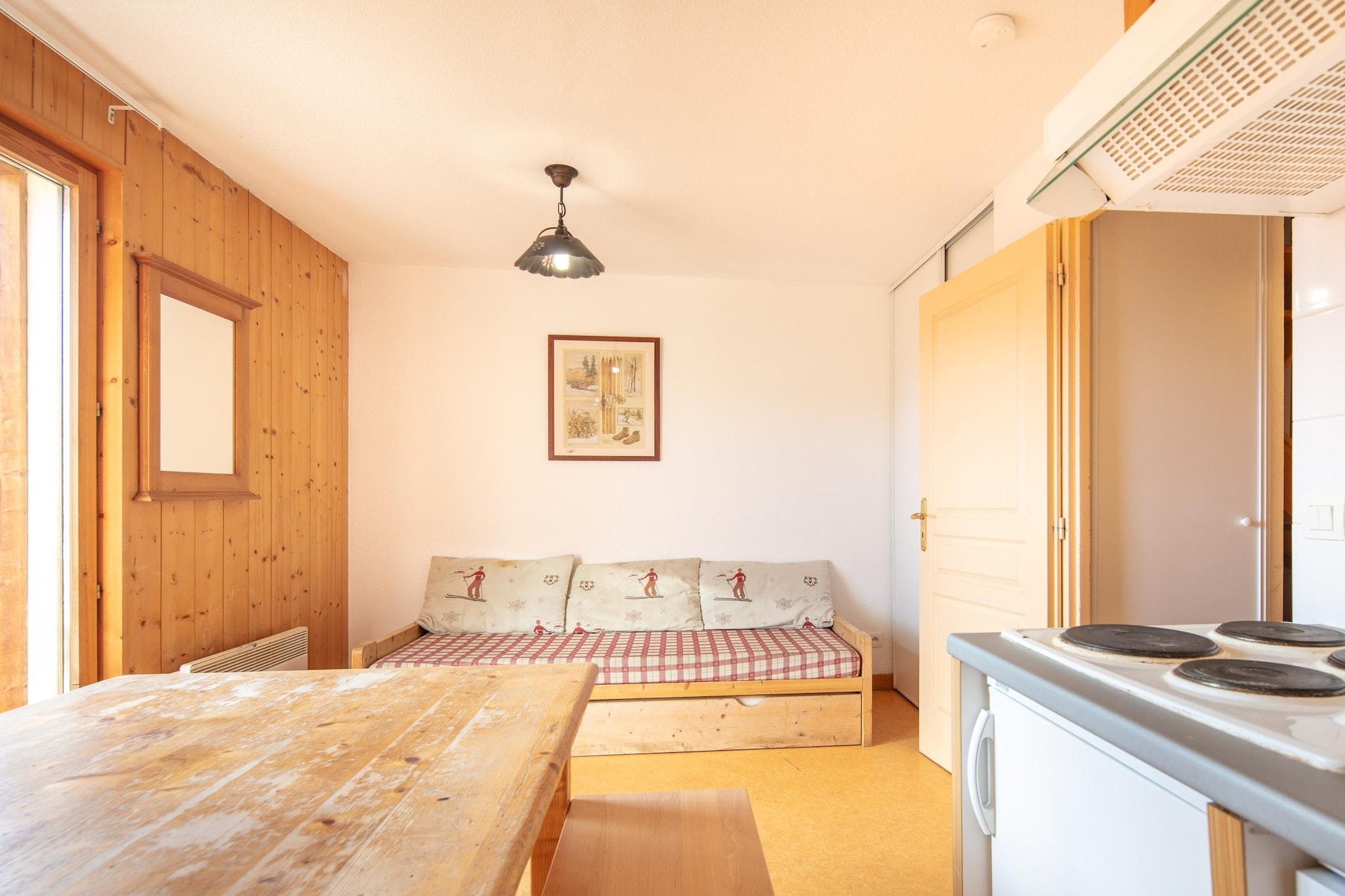RÃ©sidence Le Hameau de l'Alpage	Appartement 3 piÃ¨ces 6 personnes - Wohnzimmer