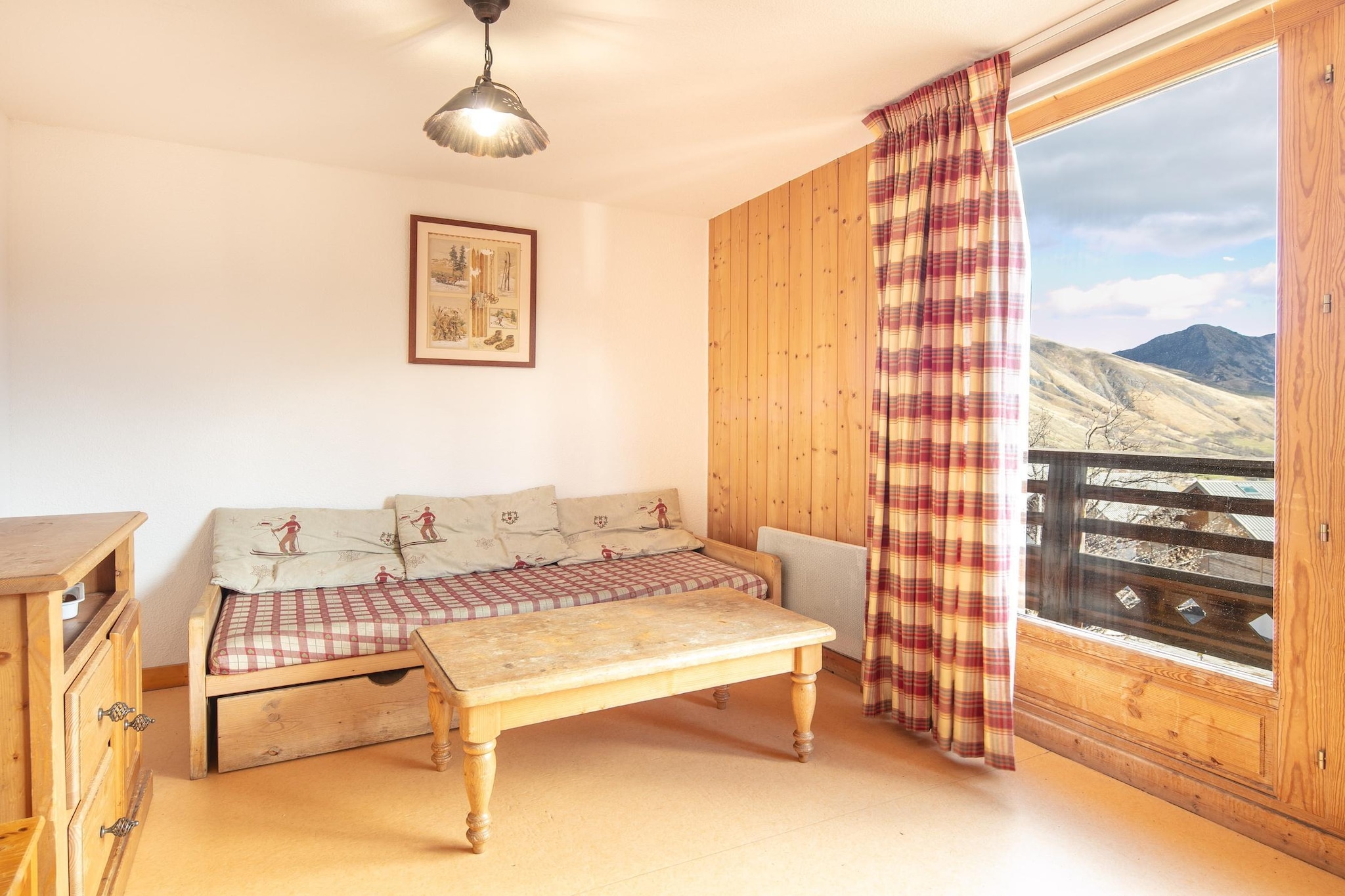RÃ©sidence Le Hameau de l'Alpage	Appartement 3 piÃ¨ces 6 personnes - Wohnzimmer