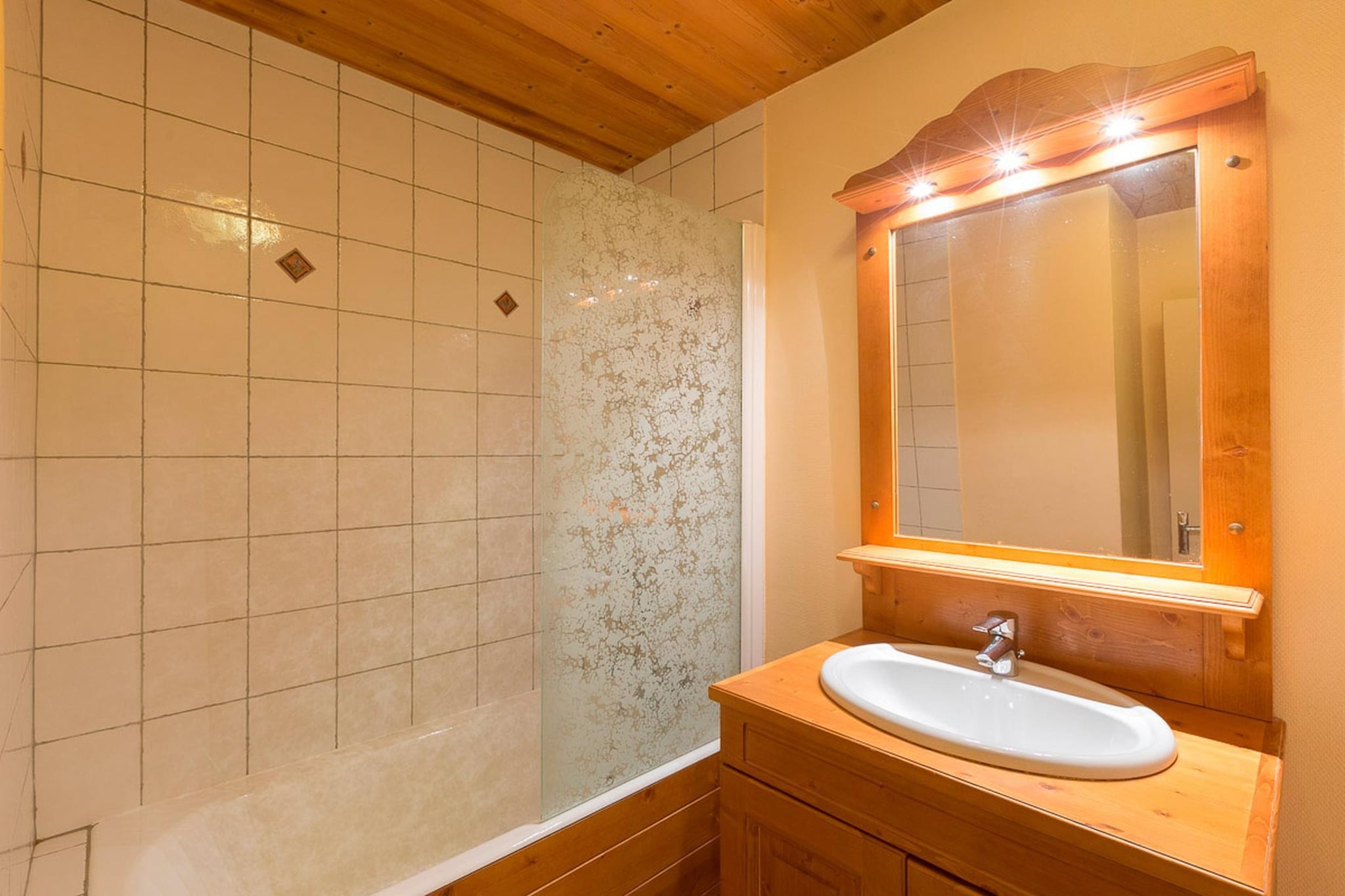 RÃ©sidence Le Sappey-Studio 4 personnes avec coin nuit - Badezimmer