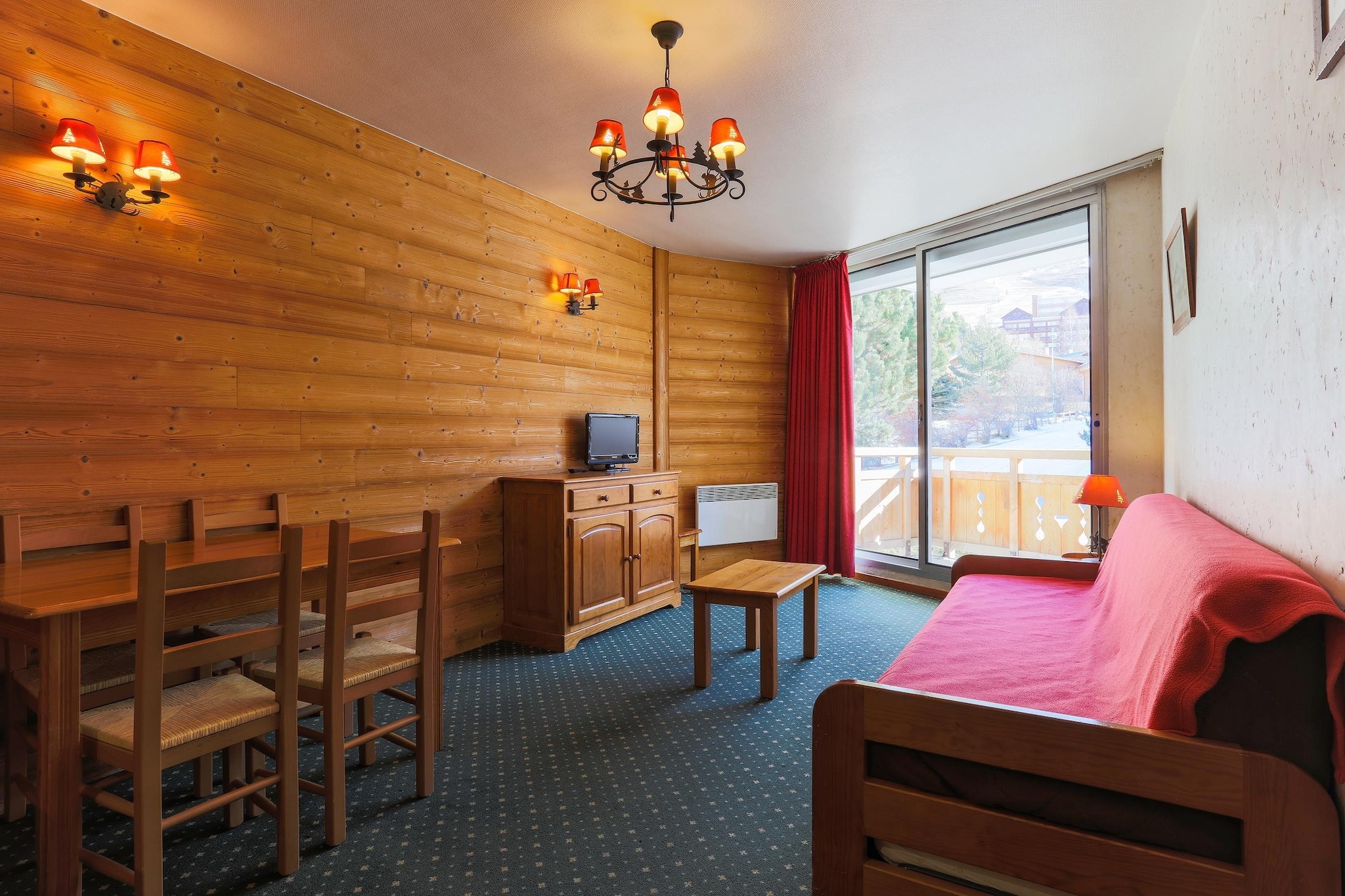 RÃ©sidence Le Sappey-Studio 4 personnes avec coin nuit - Wohnzimmer