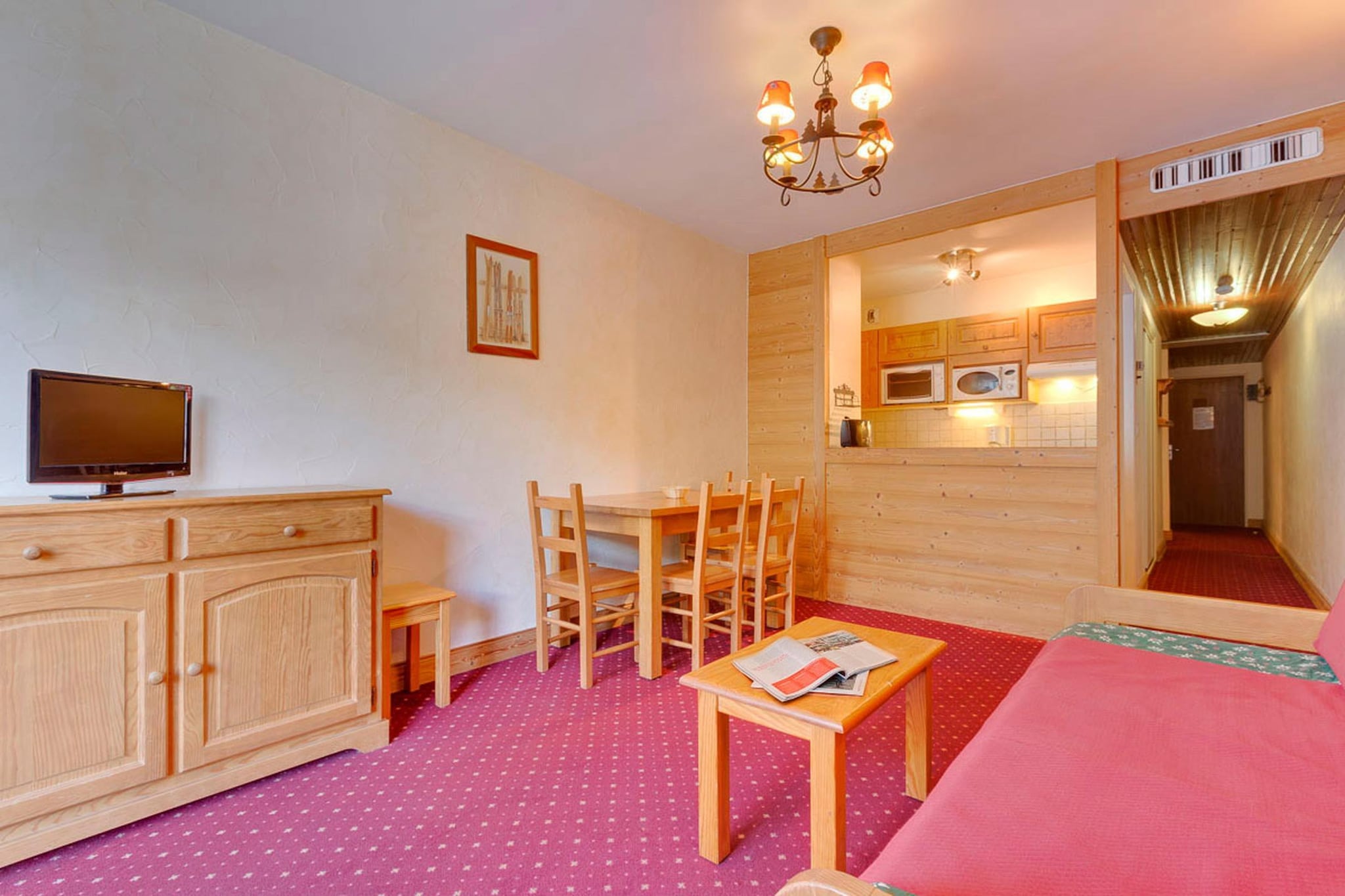 RÃ©sidence Le Sappey-Studio 4 personnes avec coin nuit - Esszimmer