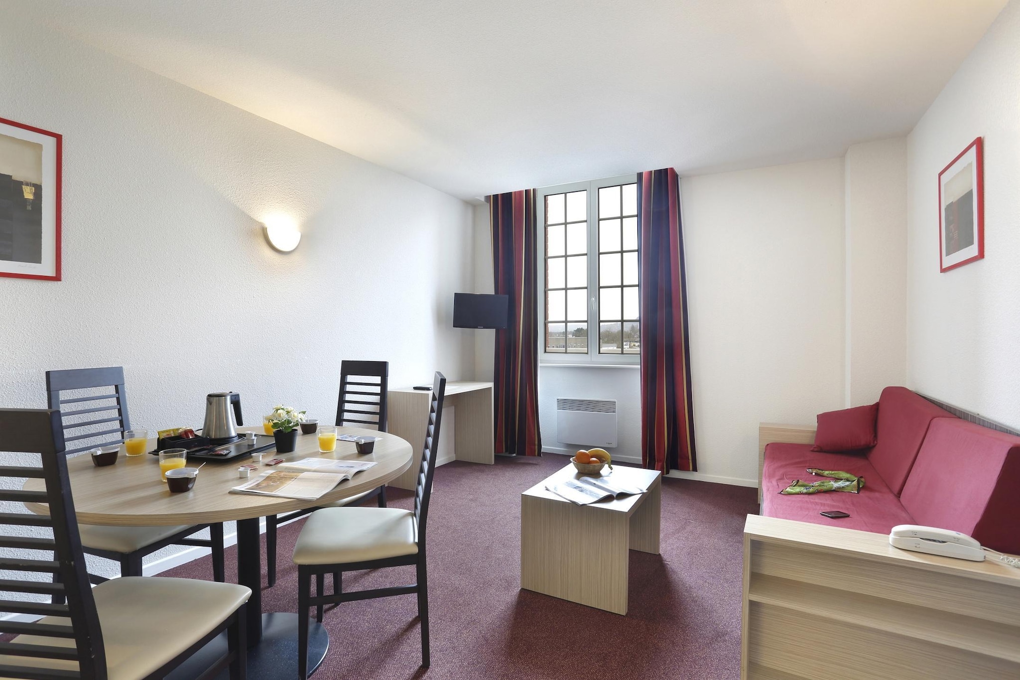 Les Demeures Champenoises confort-Studio 3 personnes avec coin nuit - Wohnzimmer