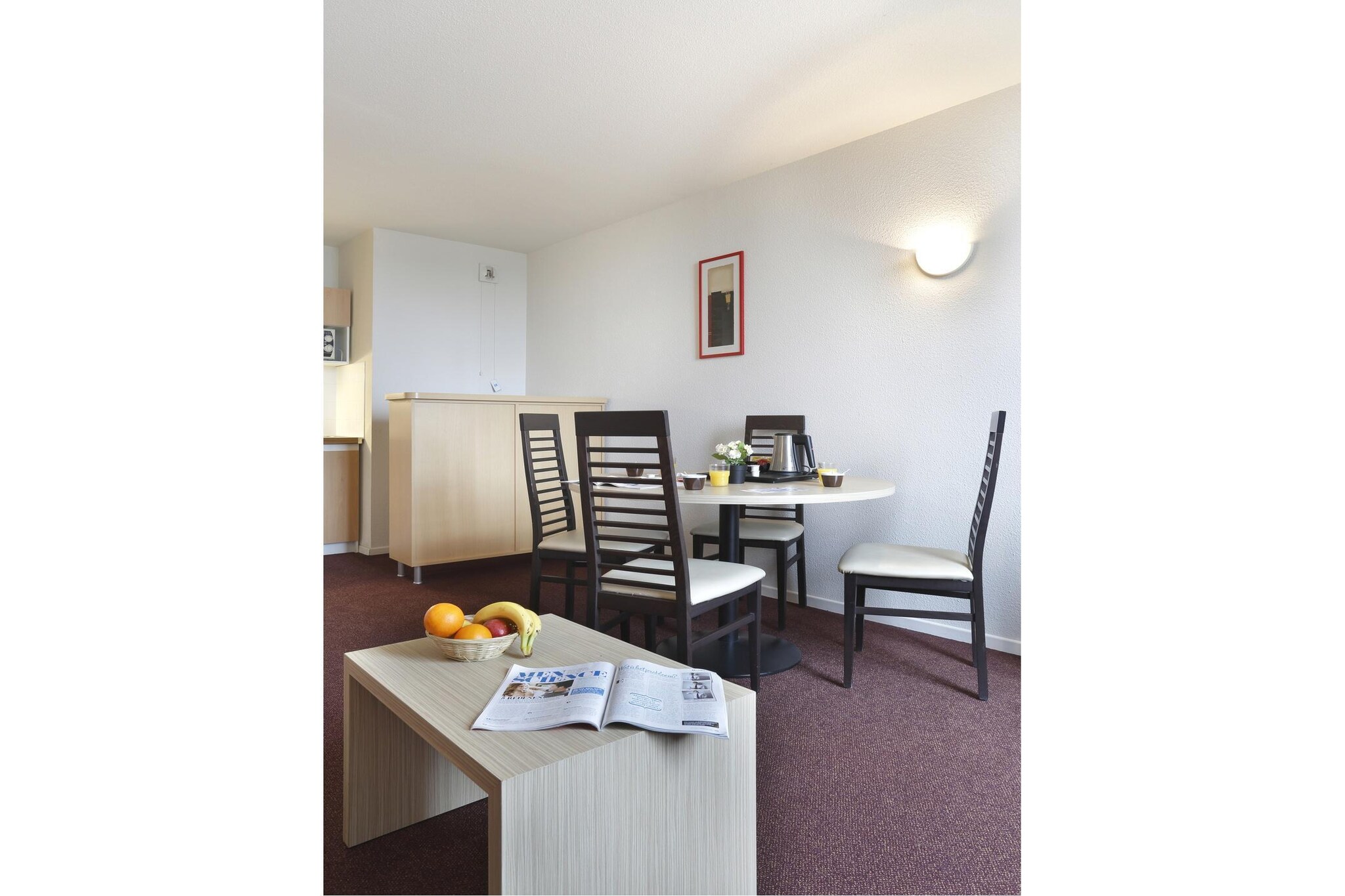 Les Demeures Champenoises confort-Studio 3 personnes avec coin nuit - Esszimmer