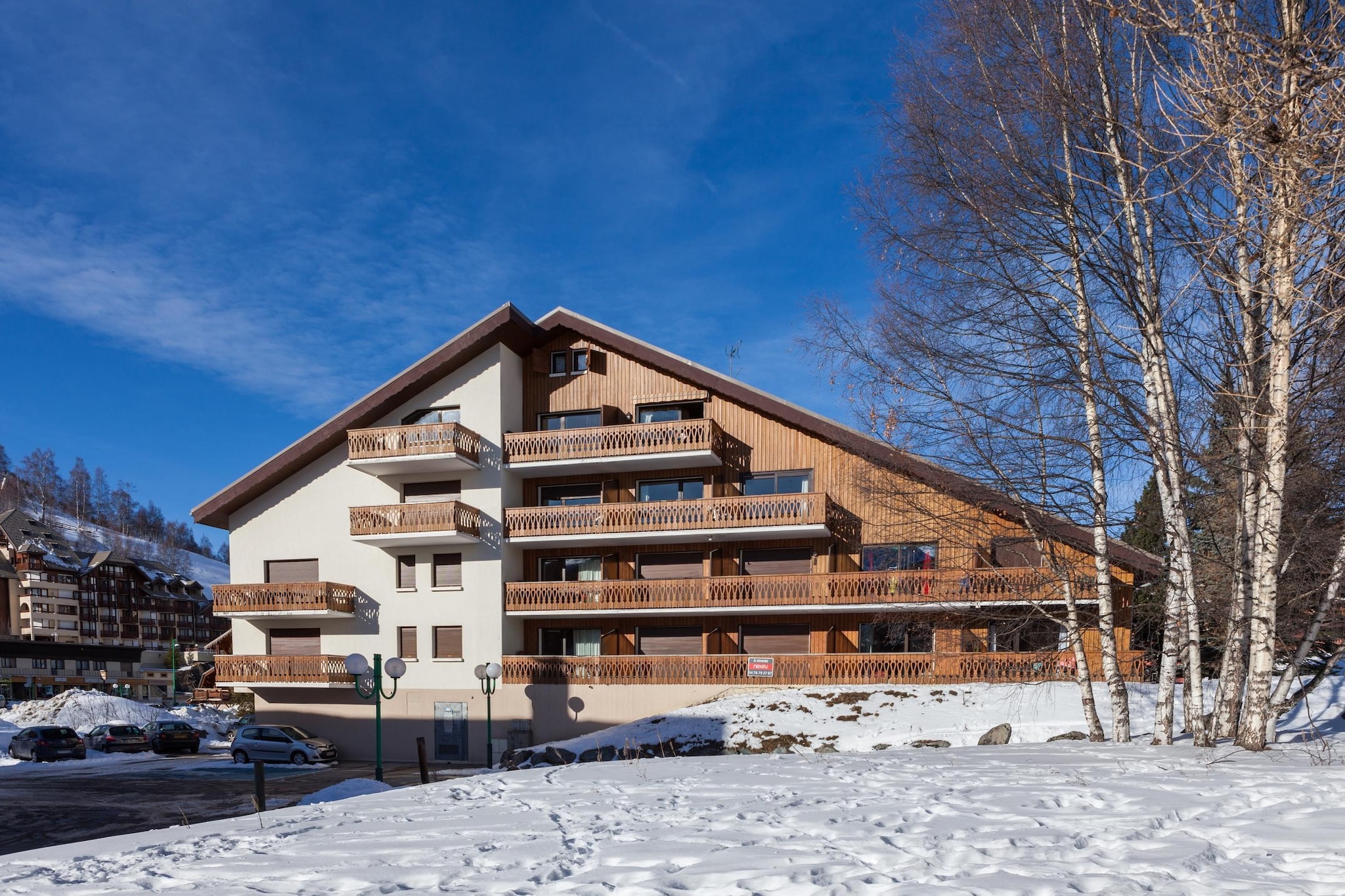 RÃ©sidence Saint Christophe-Studio 4 personnes avec coin nuit - Exterieur winter