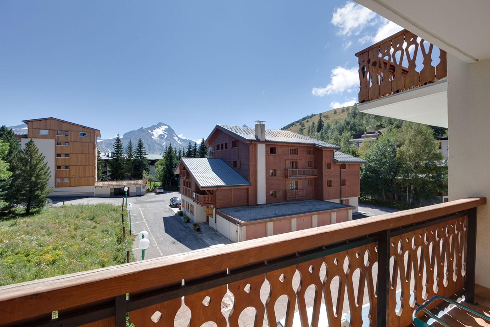 RÃ©sidence Saint Christophe-Studio 4 personnes avec coin nuit - Terrasbalkon