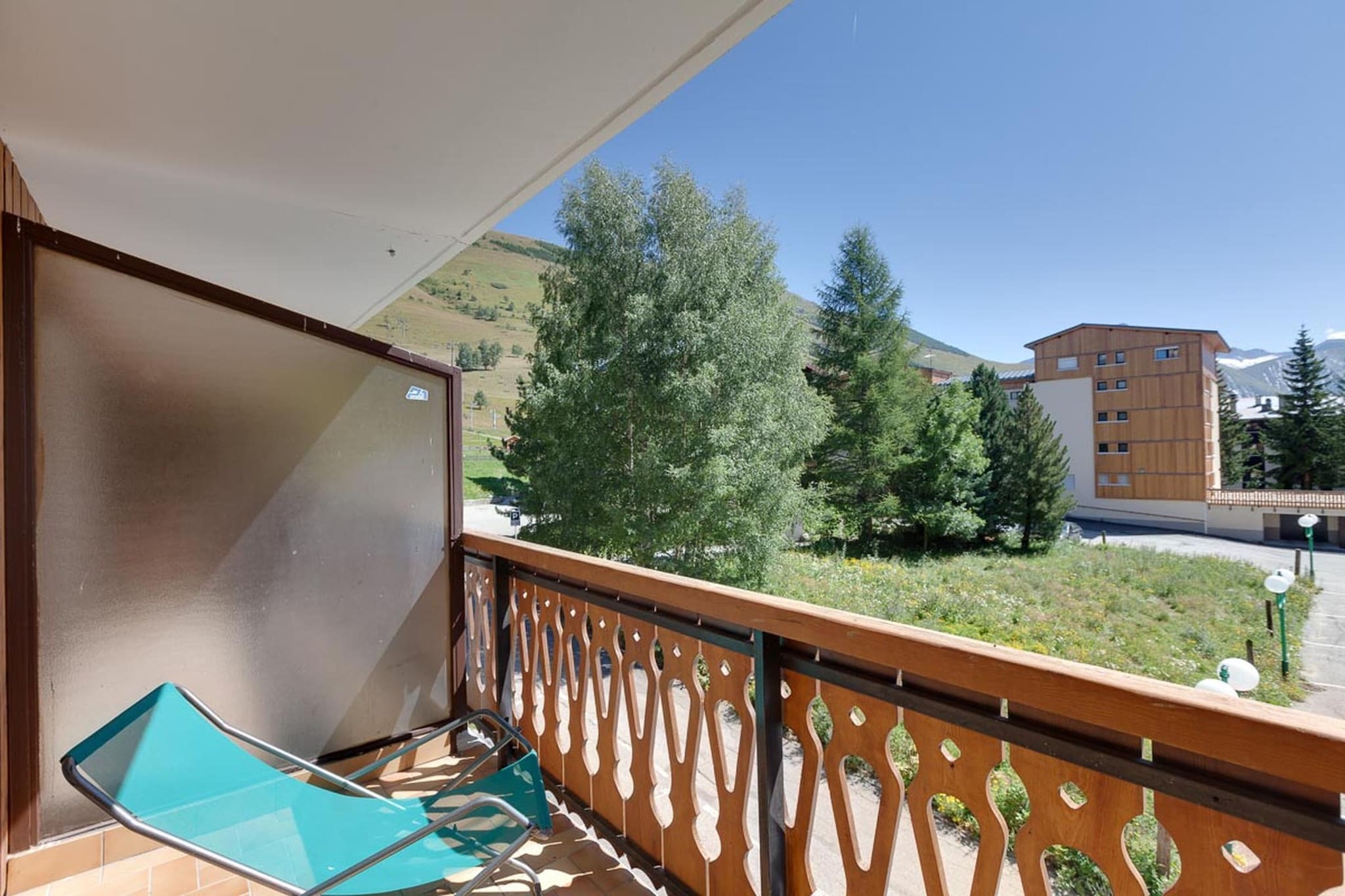 RÃ©sidence Saint Christophe-Studio 4 personnes avec coin nuit - Terrasbalkon