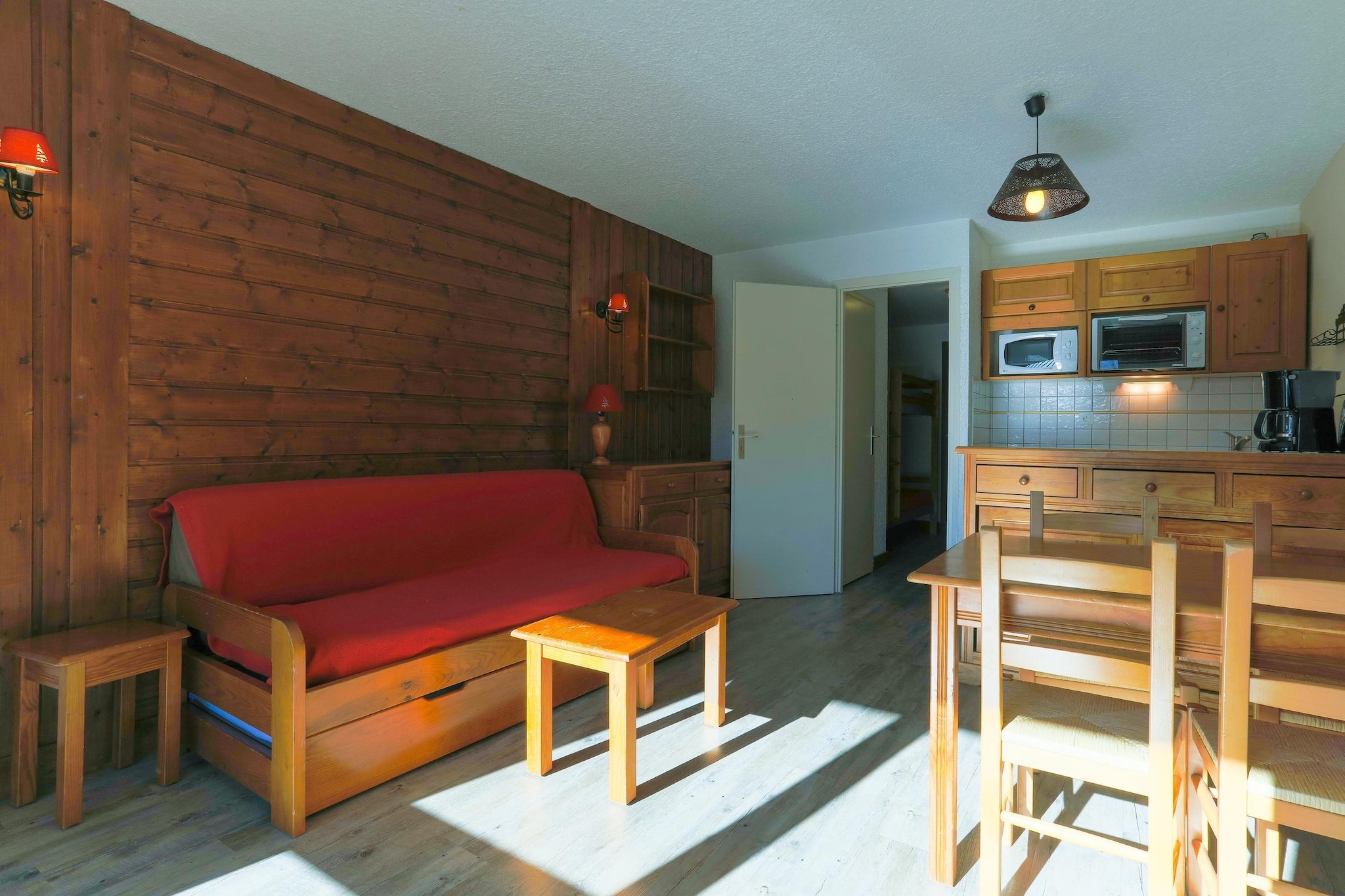RÃ©sidence Saint Christophe-Studio 4 personnes avec coin nuit - Woonkamer