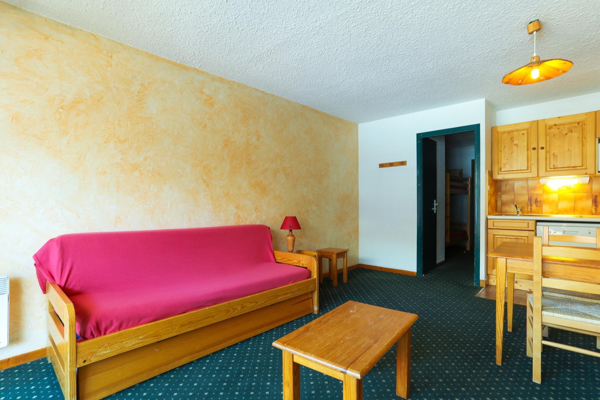 RÃ©sidence Saint Christophe-Studio 4 personnes avec coin nuit - Woonkamer