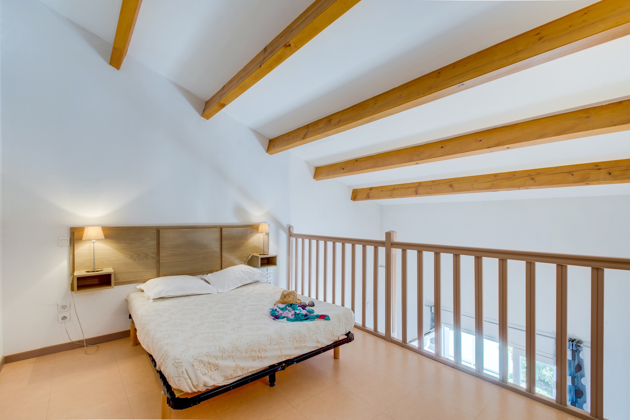 Le Domaine d'EnsÃ©rune	Maison avec salon et coin nuit 4 personnes - Slaapkamer