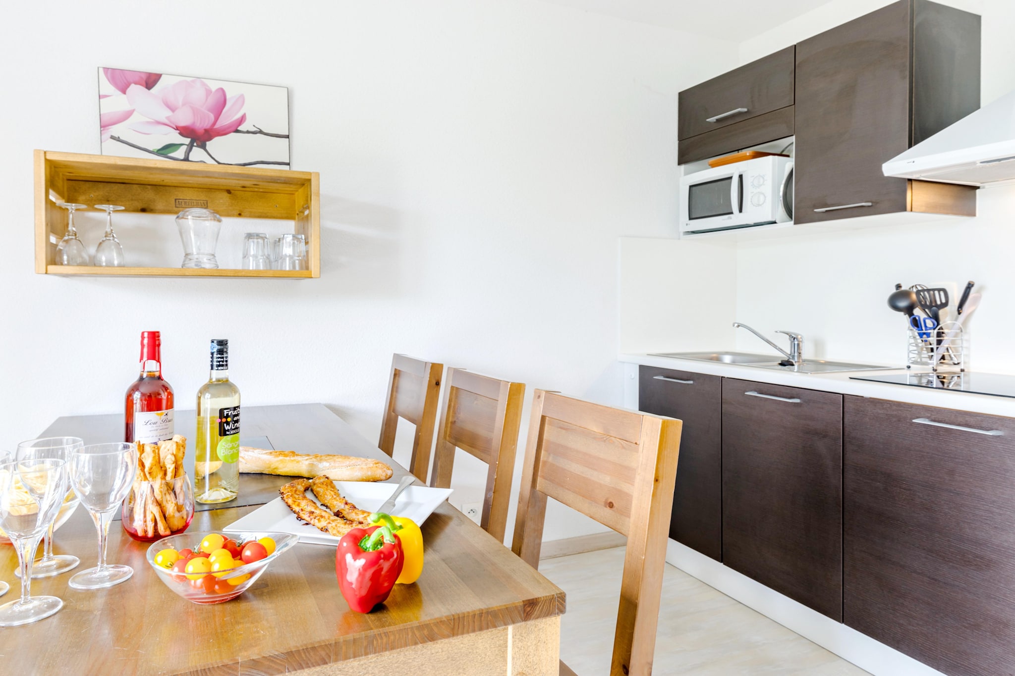 Les Terrasses du Lac Two bedroom for 6 pers OTA - Kitchen