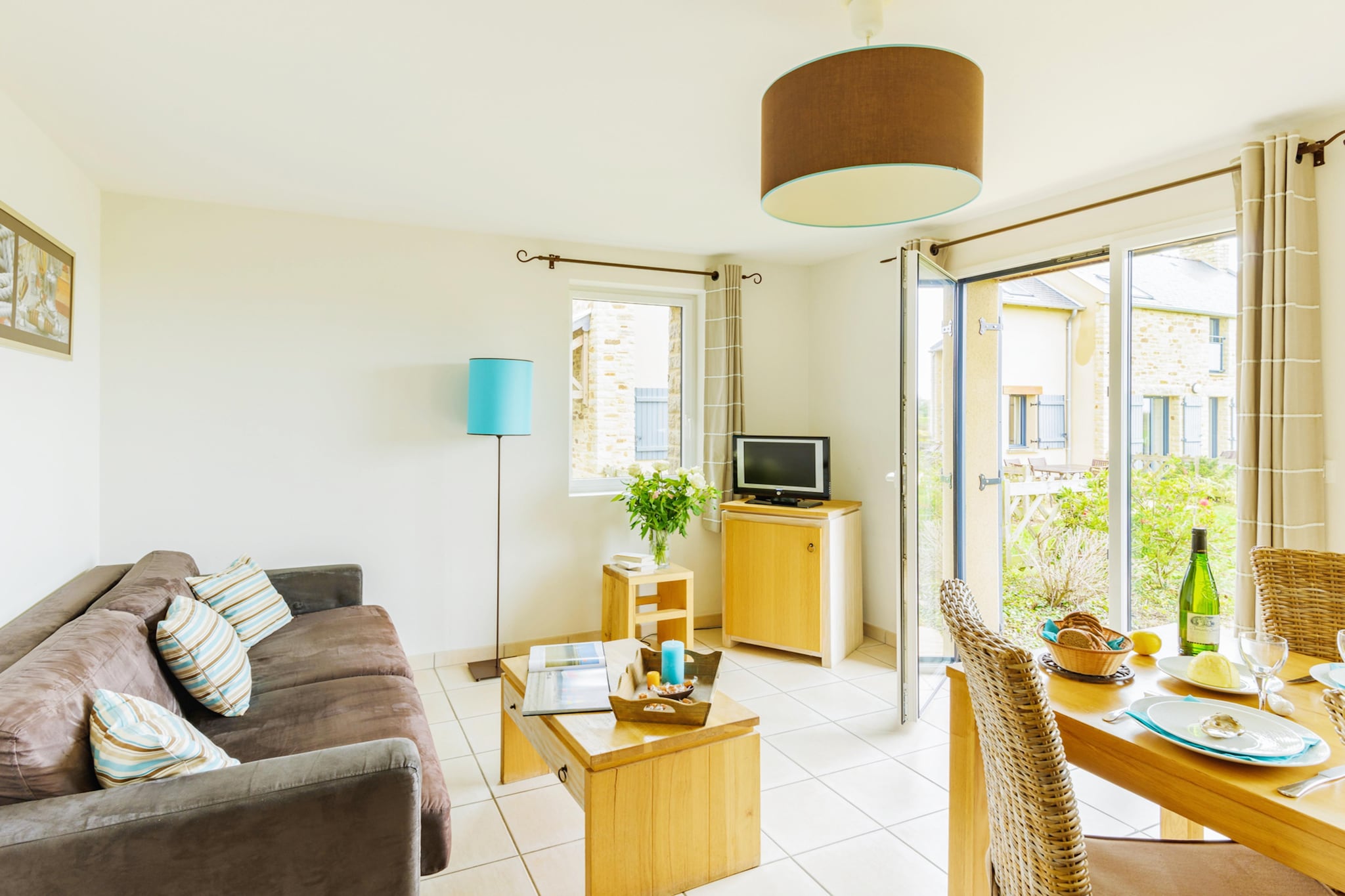 Les Hauts de la Houle Villa Duplex 6 pax OTA - Living room