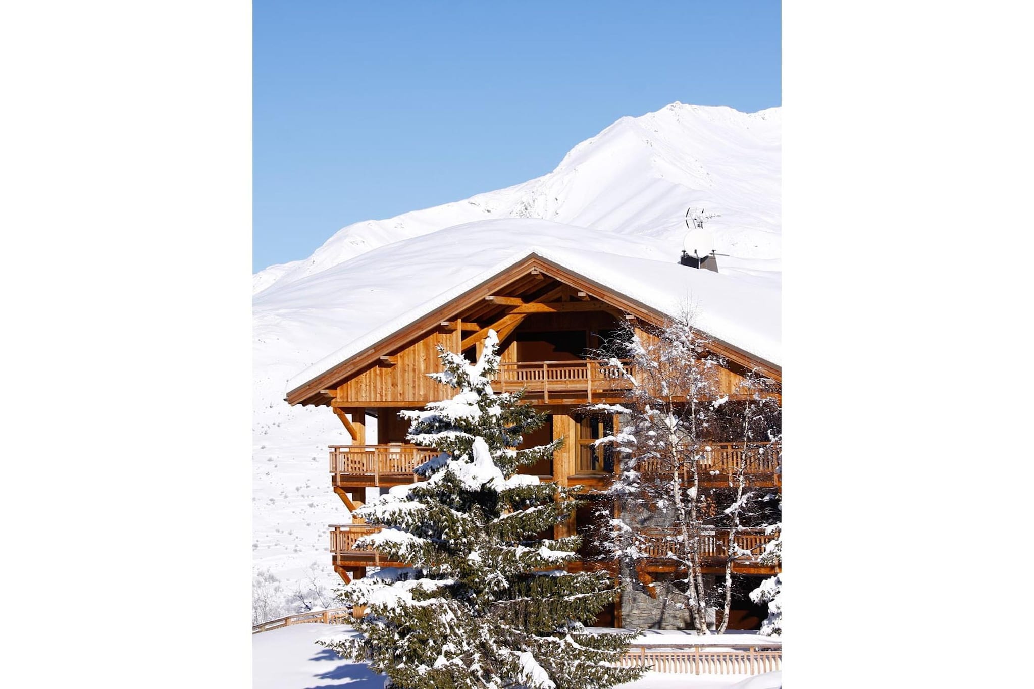 Val EcrinsÂ  Appartement 3 piÃ¨ces avec coin nuit 6 personnes - Exterior in winter