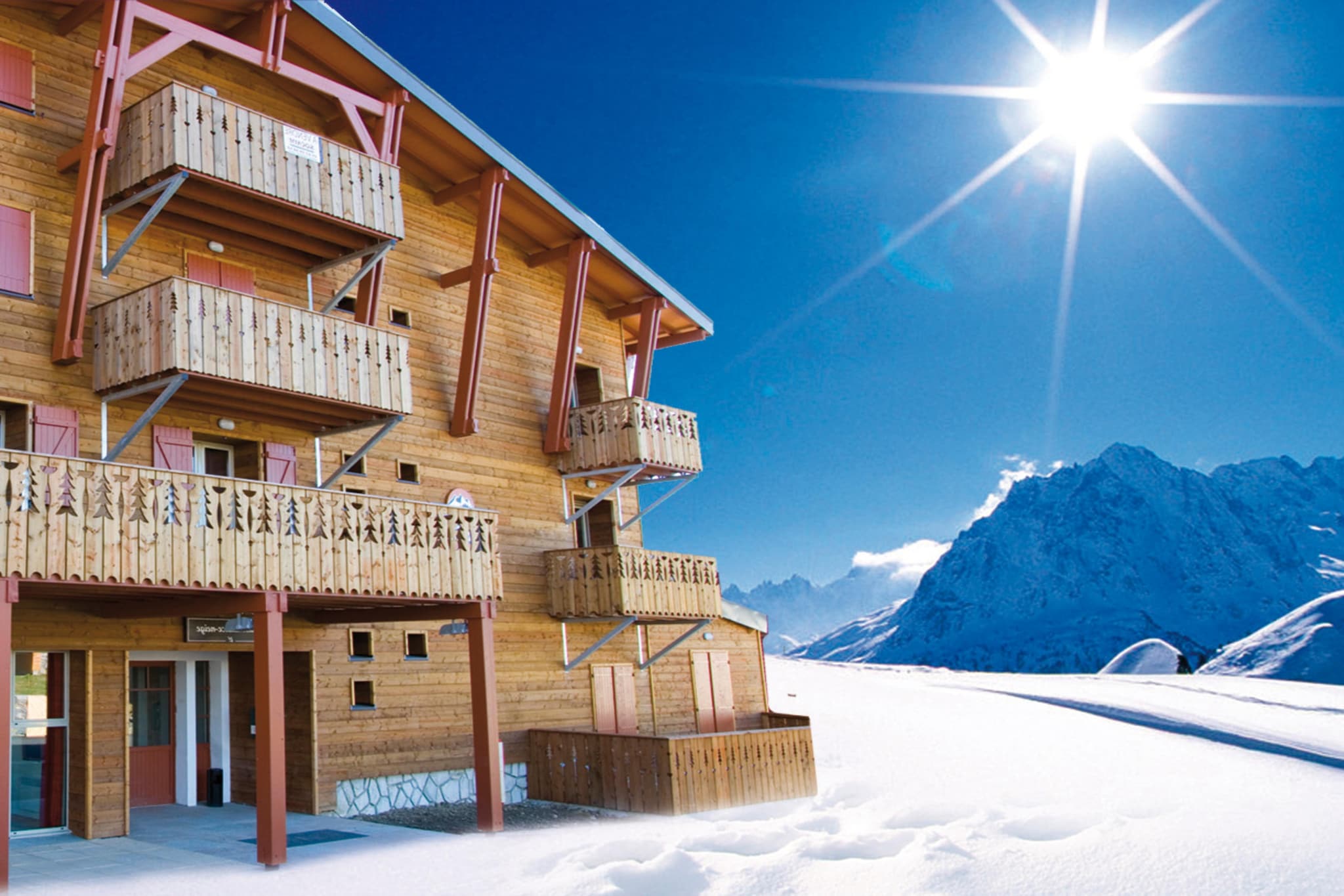 Les Chalets de l'Adet 2 bedroom alcove apt sleeps 8 OTA - Extérieur hiver
